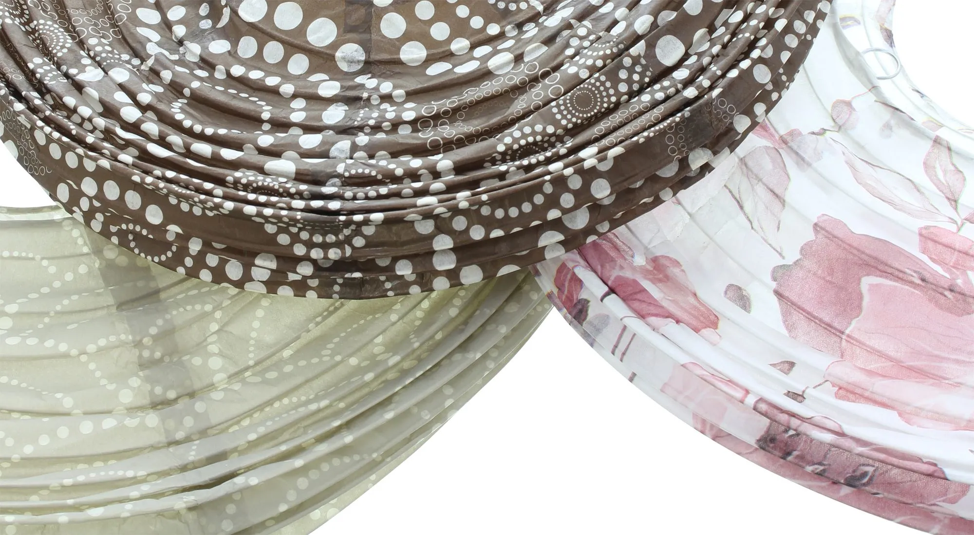Lampion "Harmony", 3er Set  im Frank Flechtwaren Online Shop für Gartenparty kaufen