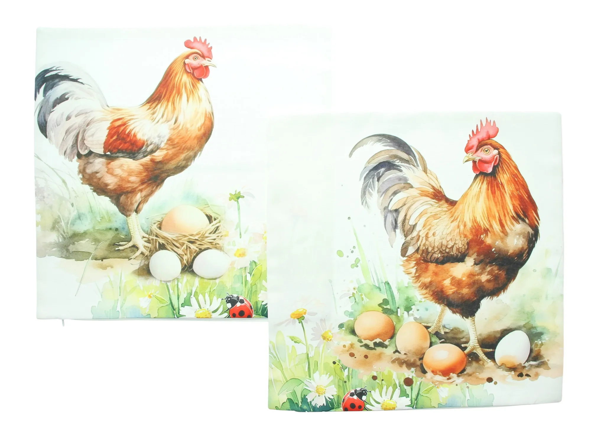 Kissenhülle "Landidylle", 2er Set  im Frank Flechtwaren Online Shop für For Animal Lovers kaufen