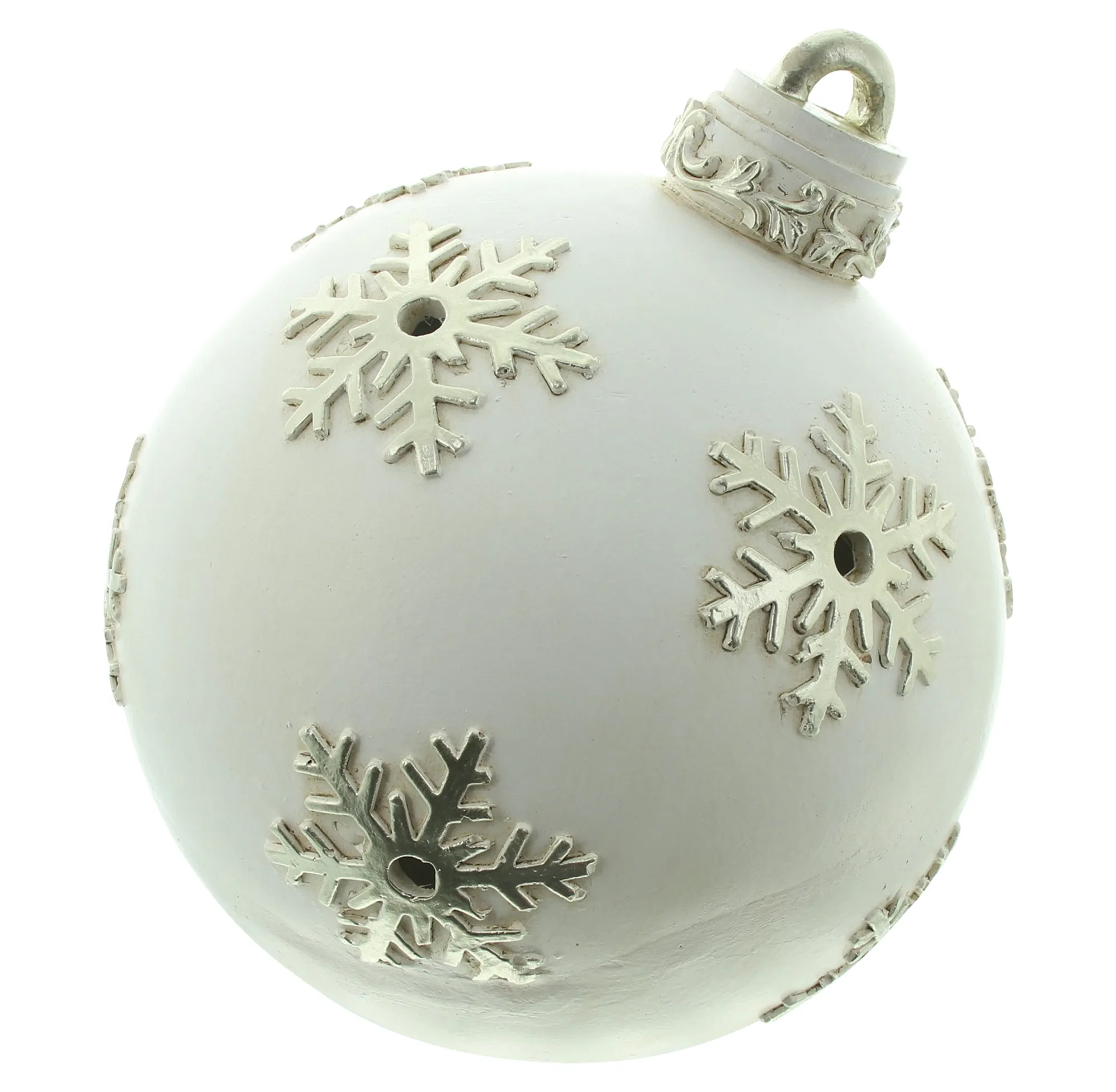 LED-Weihnachtskugel "Nostalgie", groß  im Frank Flechtwaren Online Shop für Weihnachtliche LED-Deko kaufen