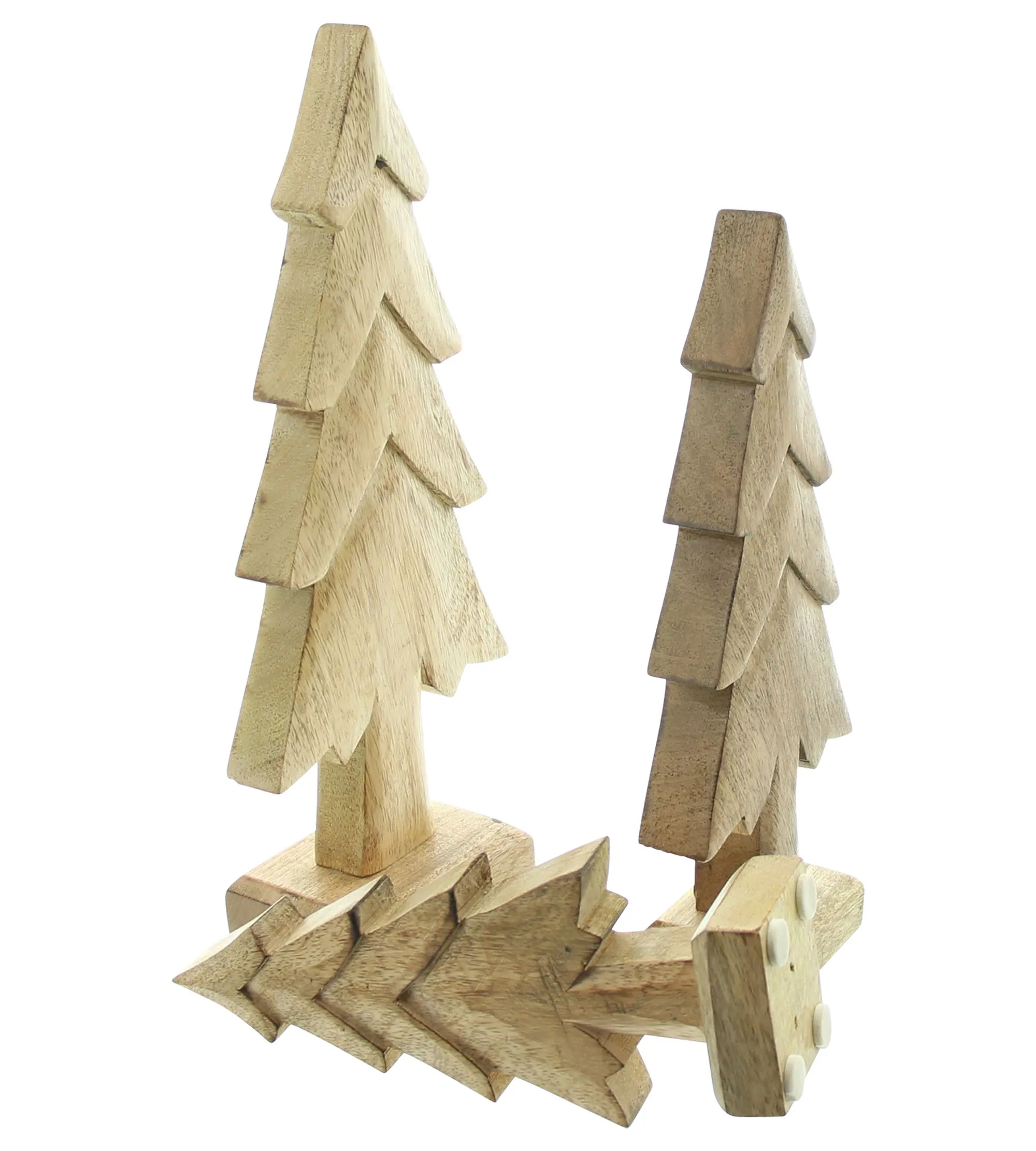 Tanne "Mangoholz", 3er Set  im Frank Flechtwaren Online Shop für Tannenbäume kaufen