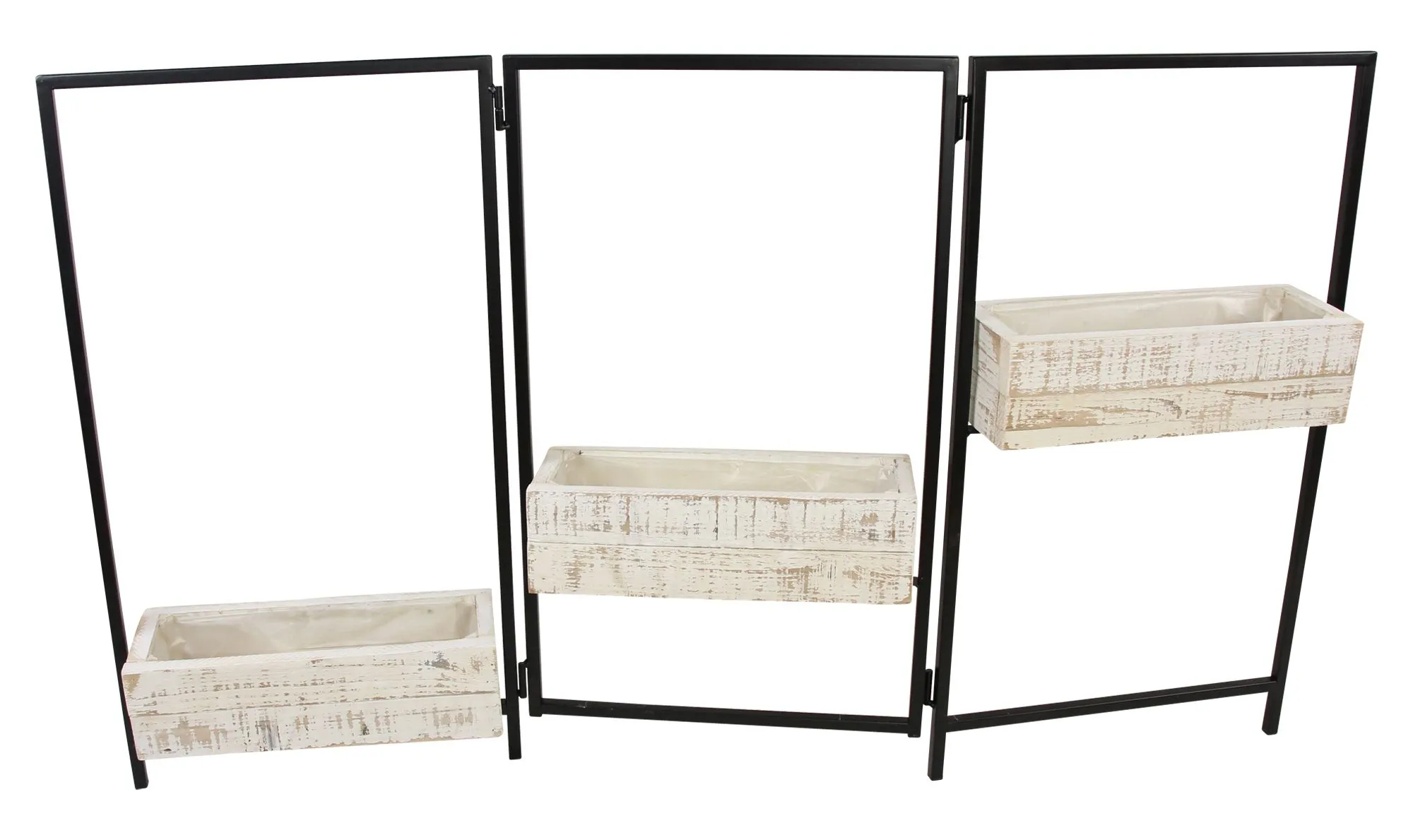 Pflanz-Paravent "Modern Shabby"  im Frank Flechtwaren Online Shop für Pflanztöpfe kaufen