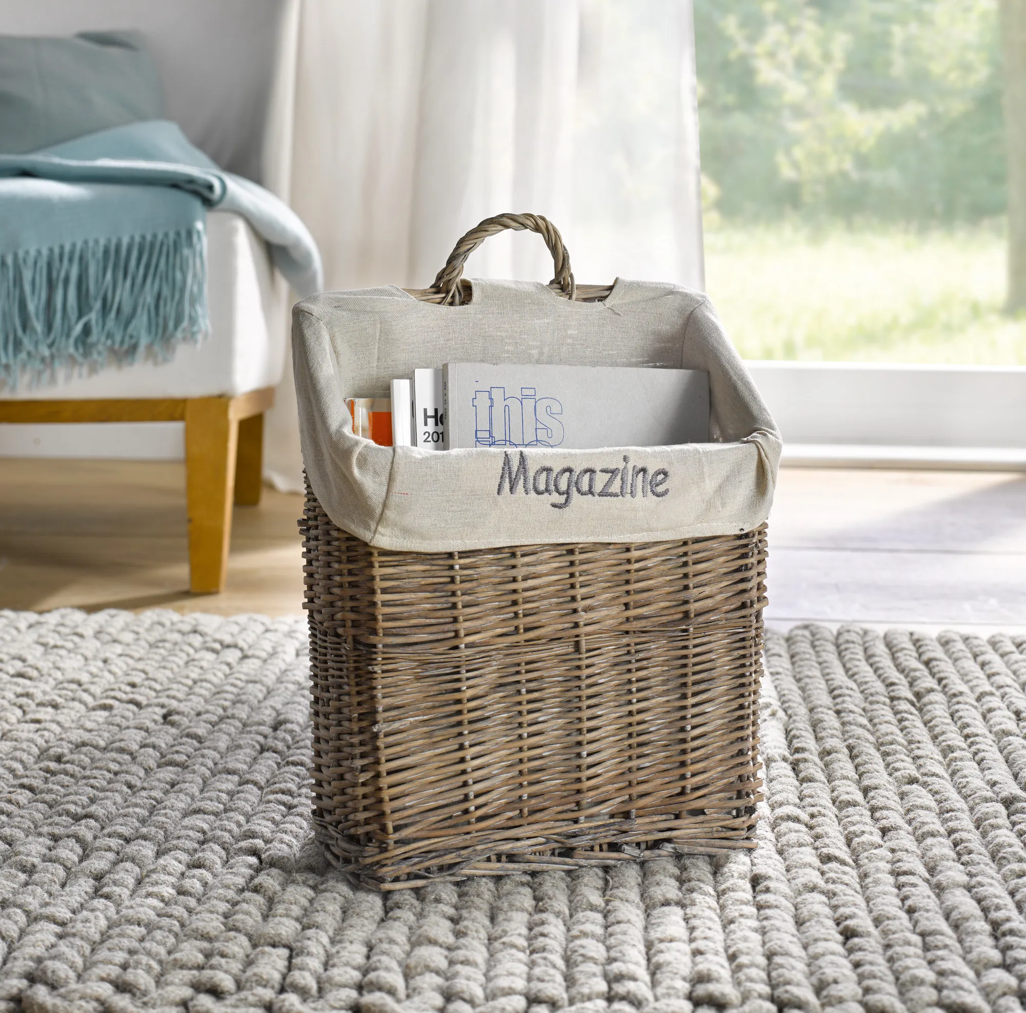 Dekokorb "Magazine"  im Frank Flechtwaren Online Shop kaufen
