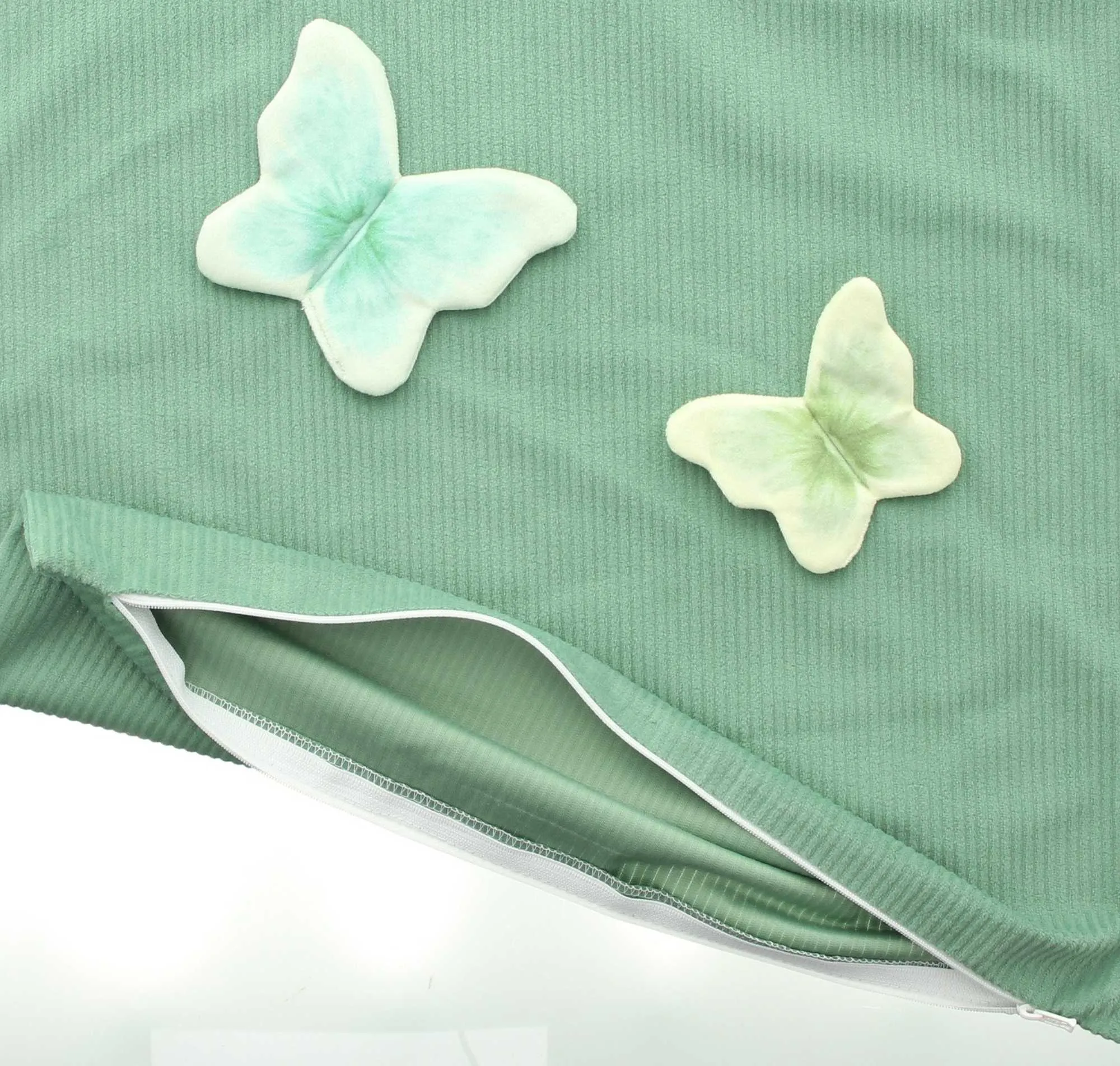 Kissenhülle "Schmetterlinge"  im Frank Flechtwaren Online Shop für Natur &amp; Grün kaufen