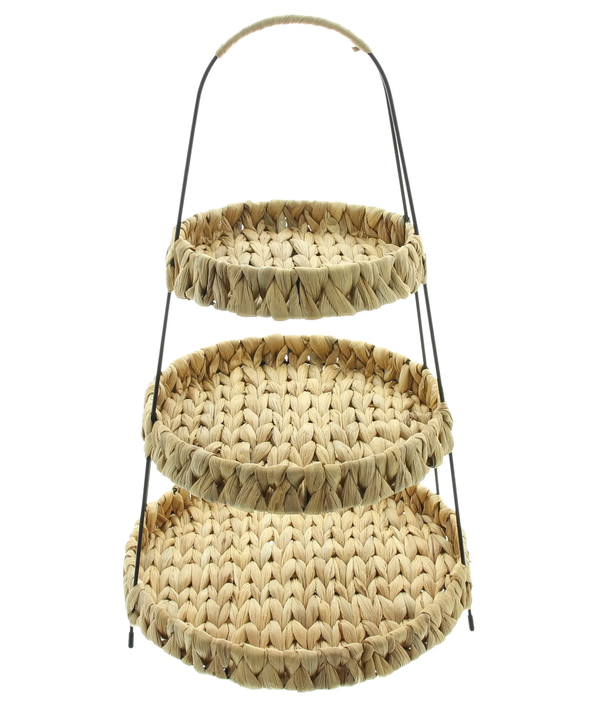 Etagere "Wasserhyazinthe"  im Frank Flechtwaren Online Shop für Dekoschalen &amp; -etageren kaufen