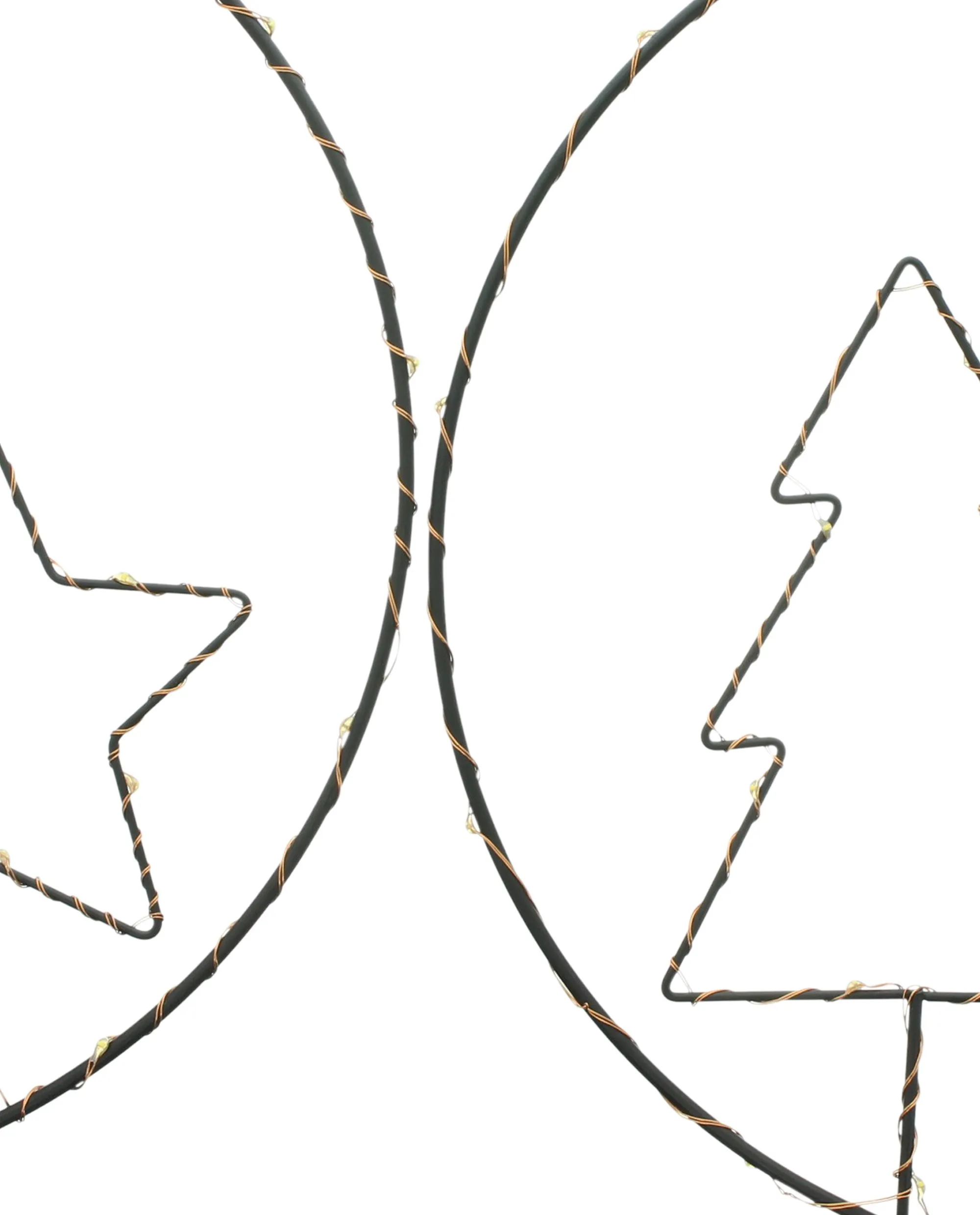 LED-Hänger "Sterne &amp; Tannen", 2er Set  im Frank Flechtwaren Online Shop für Dekohänger  kaufen