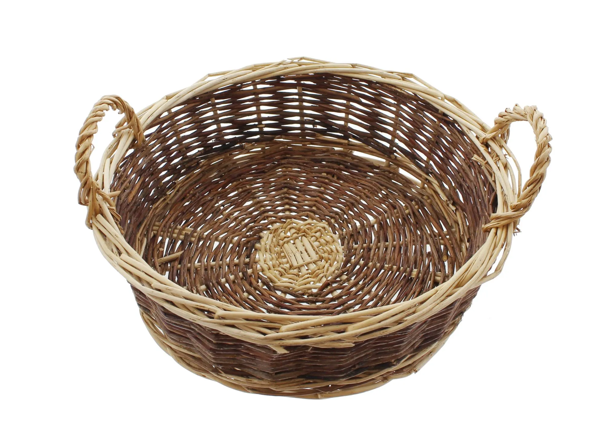 Schale "Natur/Weiß", mittel  im Frank Flechtwaren Online Shop für Schalen kaufen