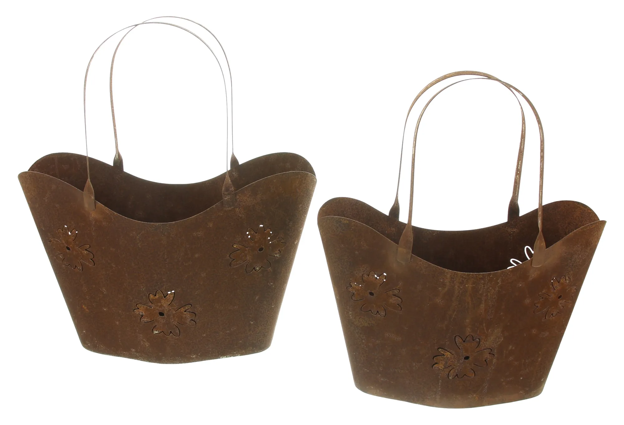 Pflanzer "Shoppingbag", 2er Set  im Frank Flechtwaren Online Shop für Jubiläumsartikel-Garten kaufen