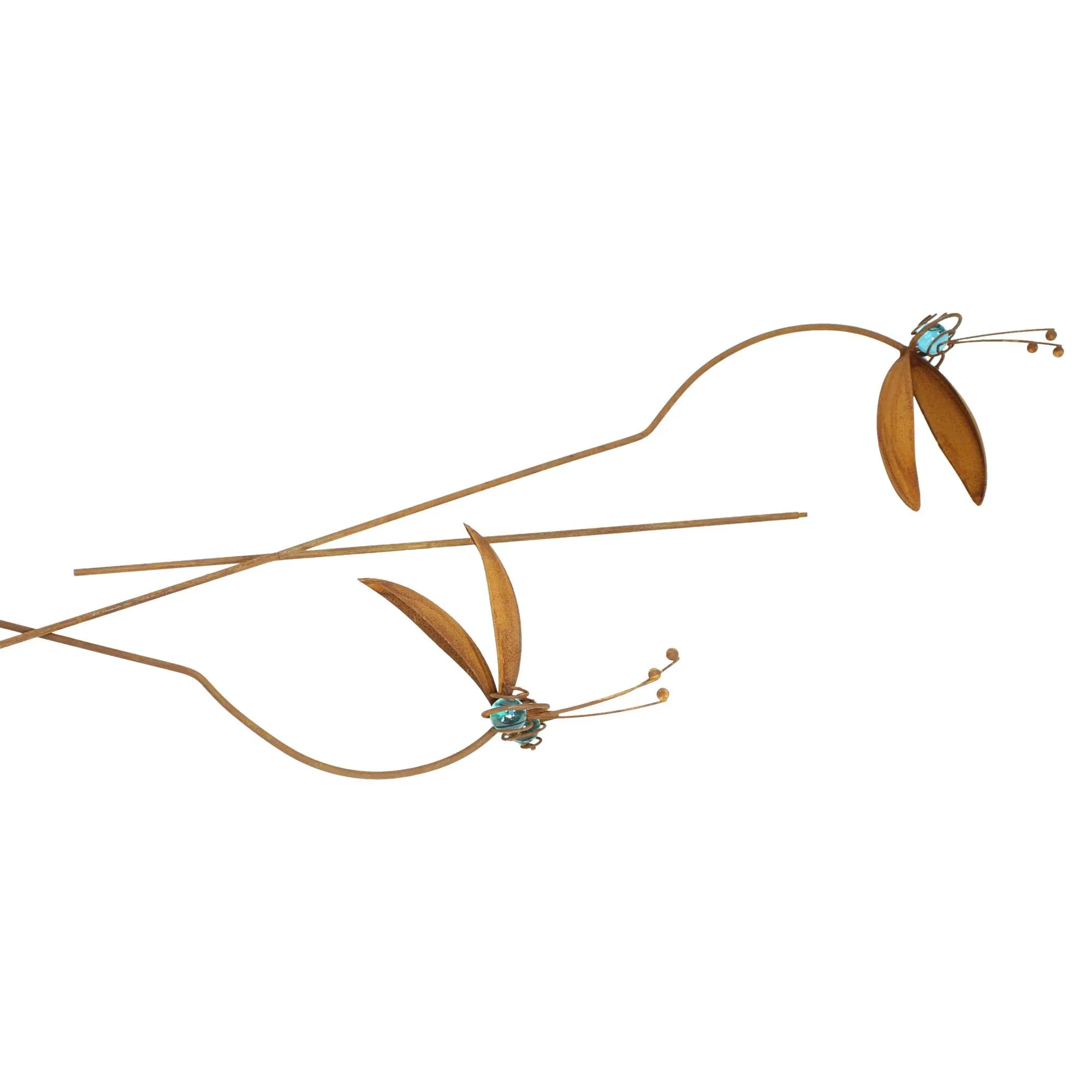 Gartenstecker "Vogelplausch", 2er Set  im Frank Flechtwaren Online Shop für Rostdeko für Ihren Garten kaufen