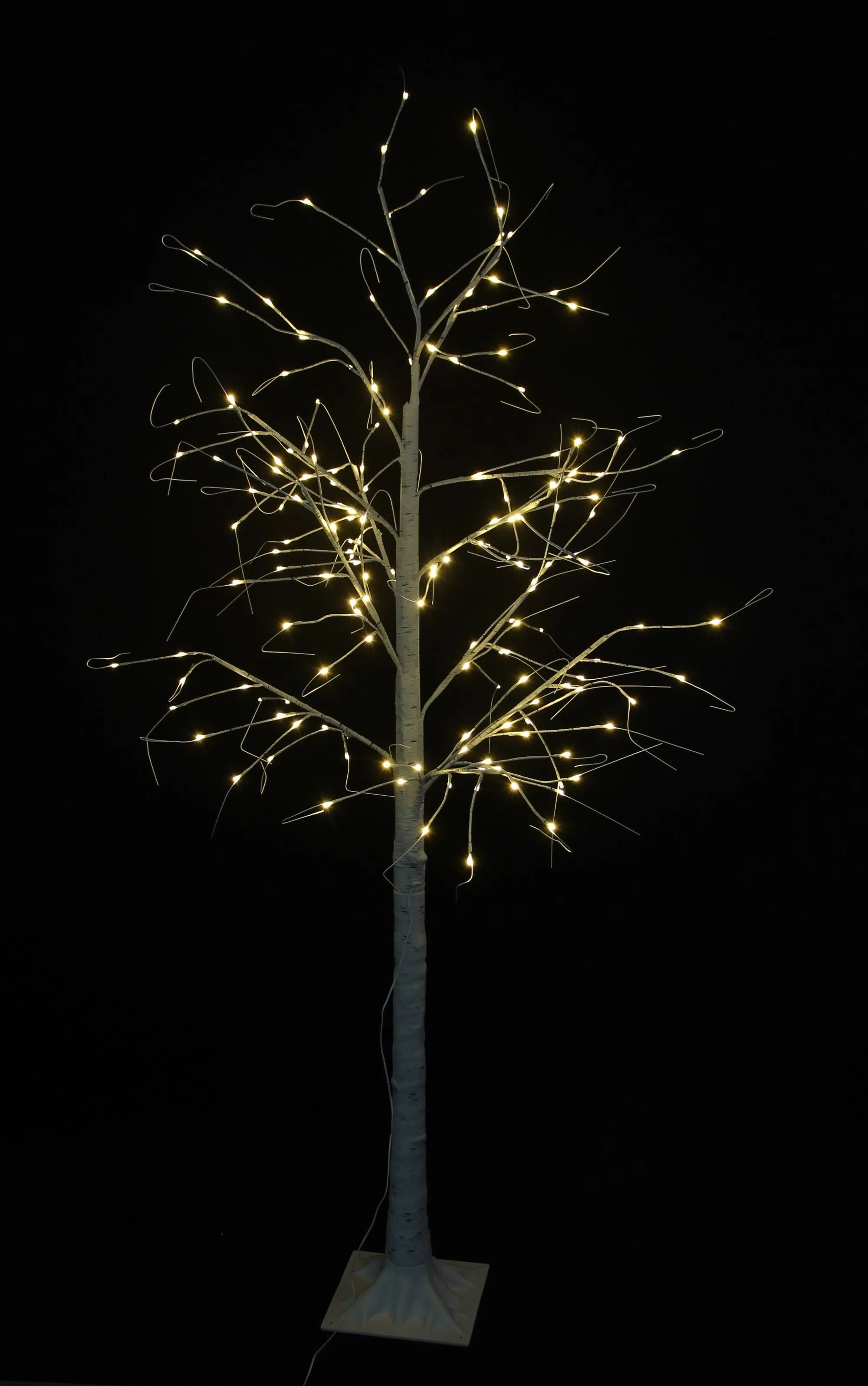Großer LED-Baum "White Christmas"  im Frank Flechtwaren Online Shop für Weihnachtliche LED-Deko kaufen