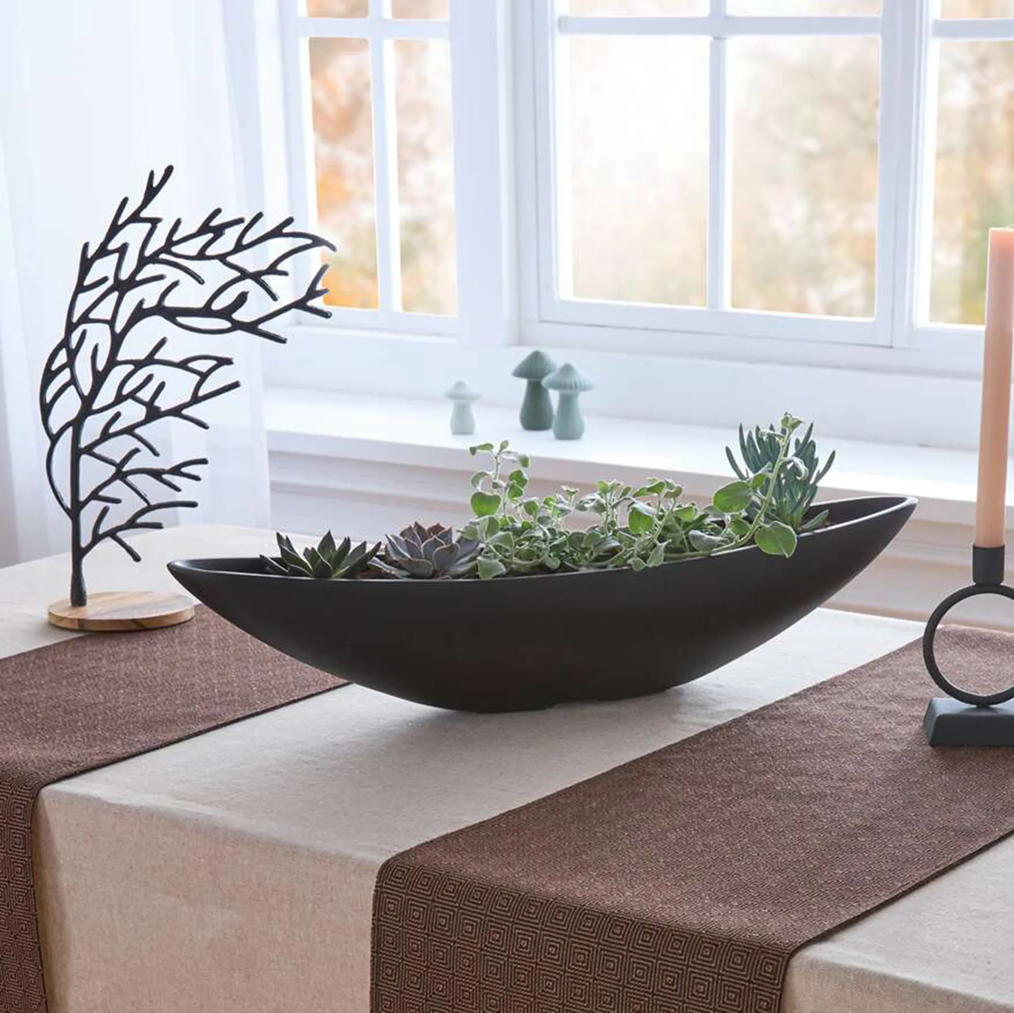 Schale "Modern"  im Frank Flechtwaren Online Shop für Black &amp; White kaufen