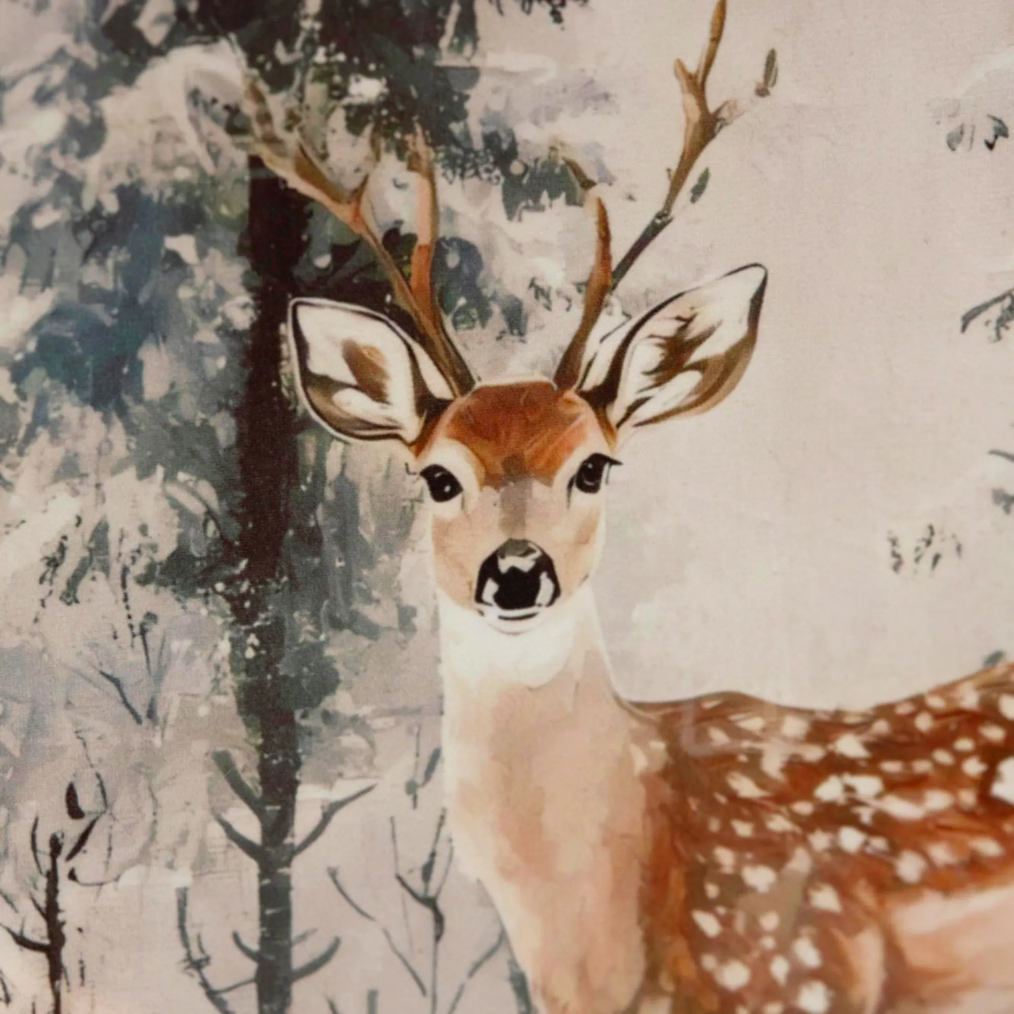 Tischläufer "Winterhirsch"  im Frank Flechtwaren Online Shop für Trendmotiv Hirsch kaufen