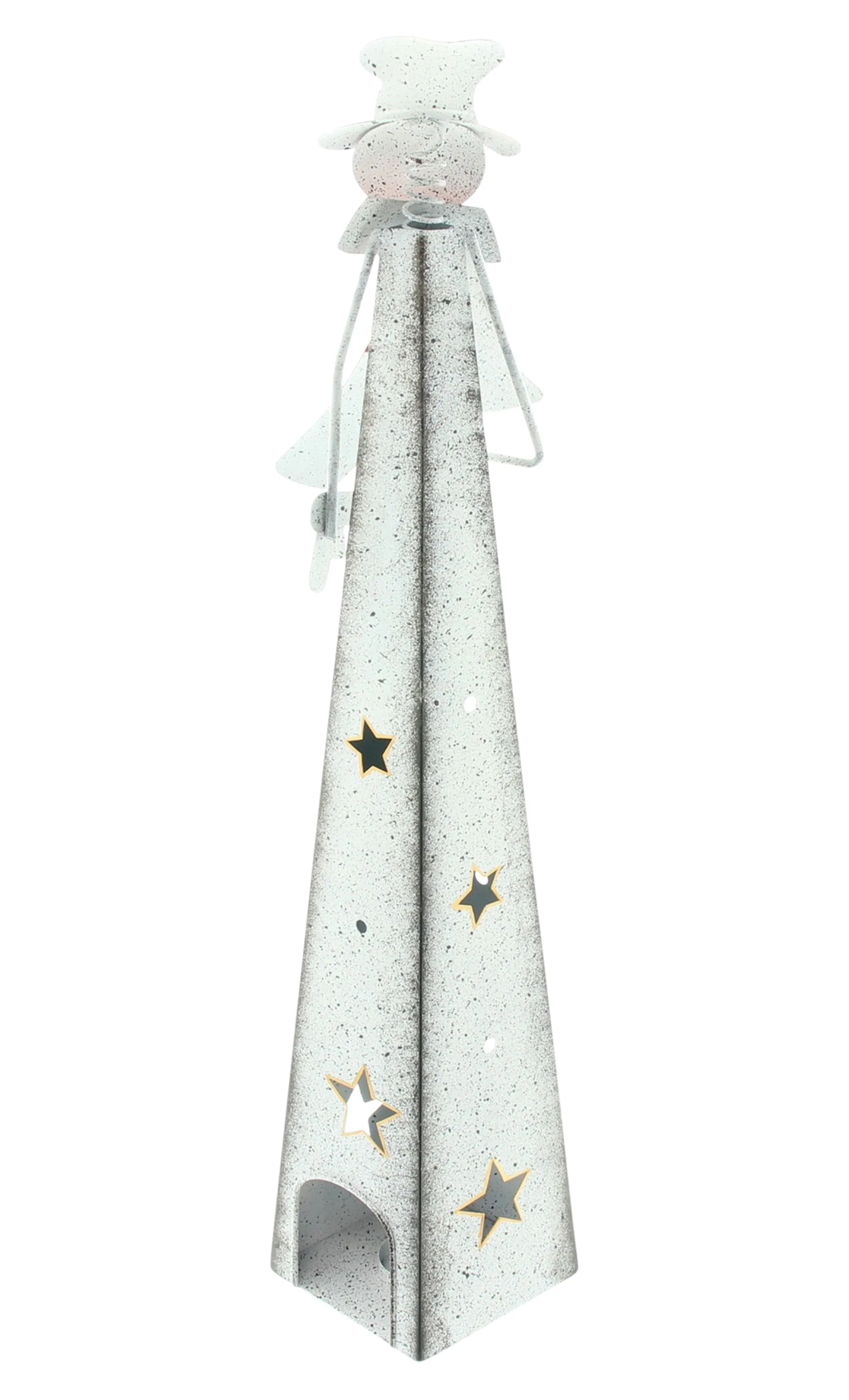 Schneemann "Kerzenschein"  im Frank Flechtwaren Online Shop für Weihnachtliche Dekofiguren kaufen