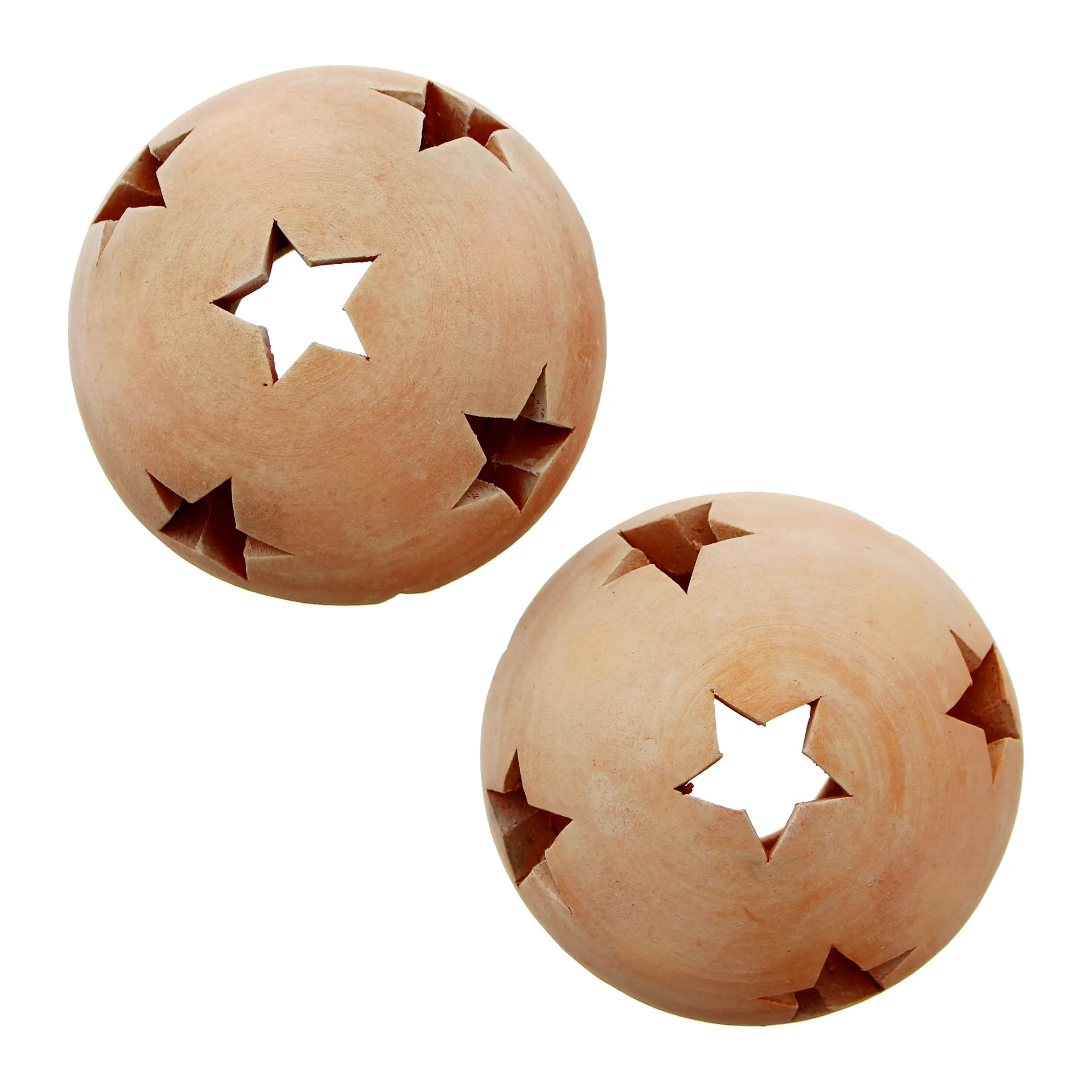Kugel "Sterne", klein, 2er Set  im Frank Flechtwaren Online Shop für Weihnachtliche Gartendeko kaufen