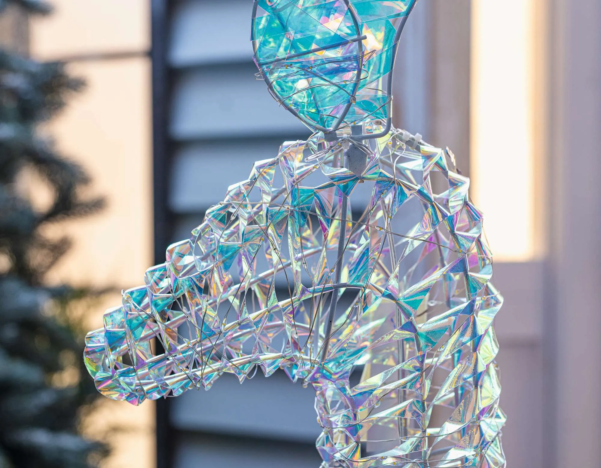 LED-Rentier "Rainbow", groß  im Frank Flechtwaren Online Shop für Weihnachtliche LED-Deko kaufen