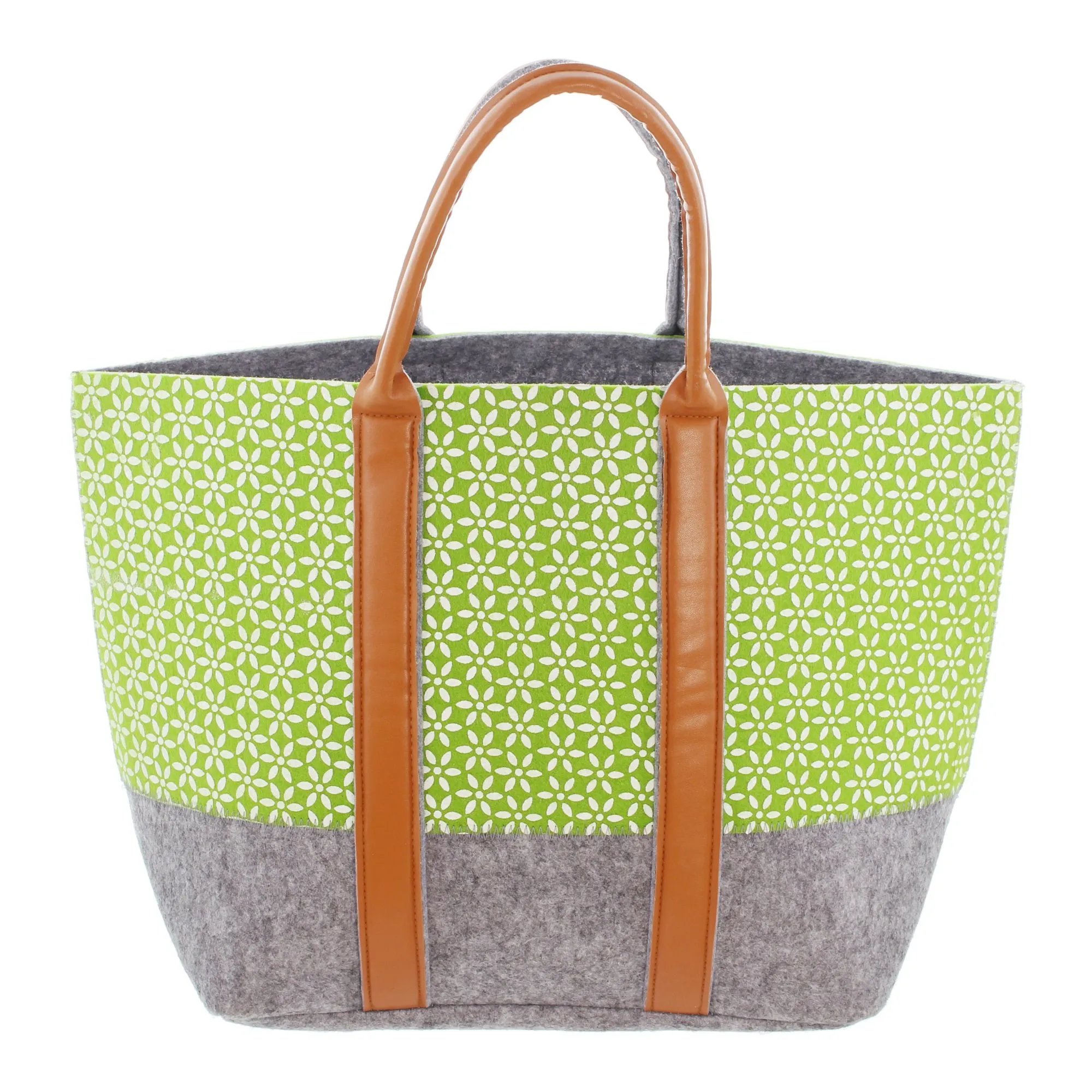 Tasche "Green Blossom"  im Frank Flechtwaren Online Shop für Natur &amp; Grün kaufen