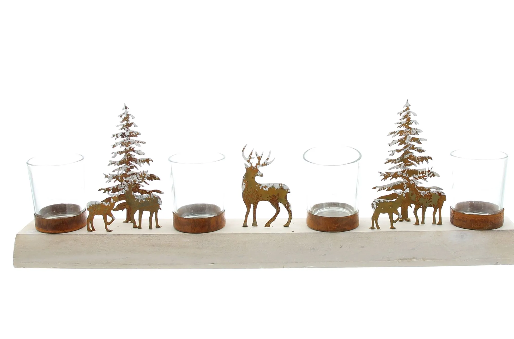 Lichterboard "Winterlandschaft"  im Frank Flechtwaren Online Shop für Adventskränze kaufen