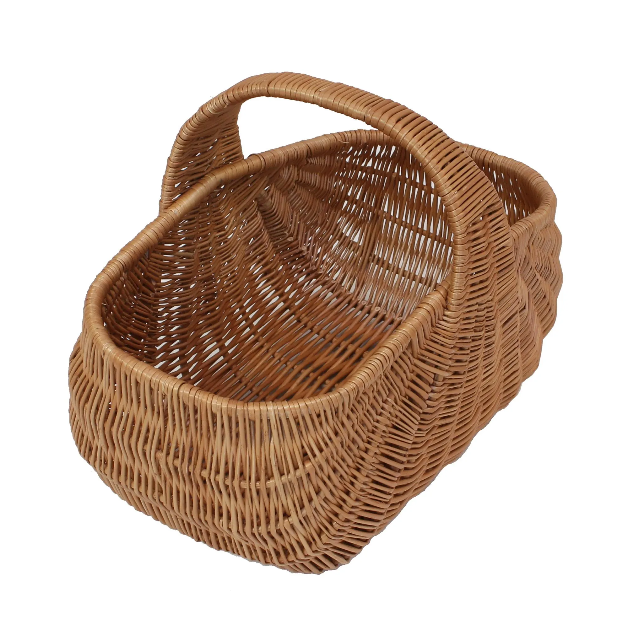 Einkaufskorb "Muschel"  im Frank Flechtwaren Online Shop für Korbwaren: Handmade in Europe kaufen