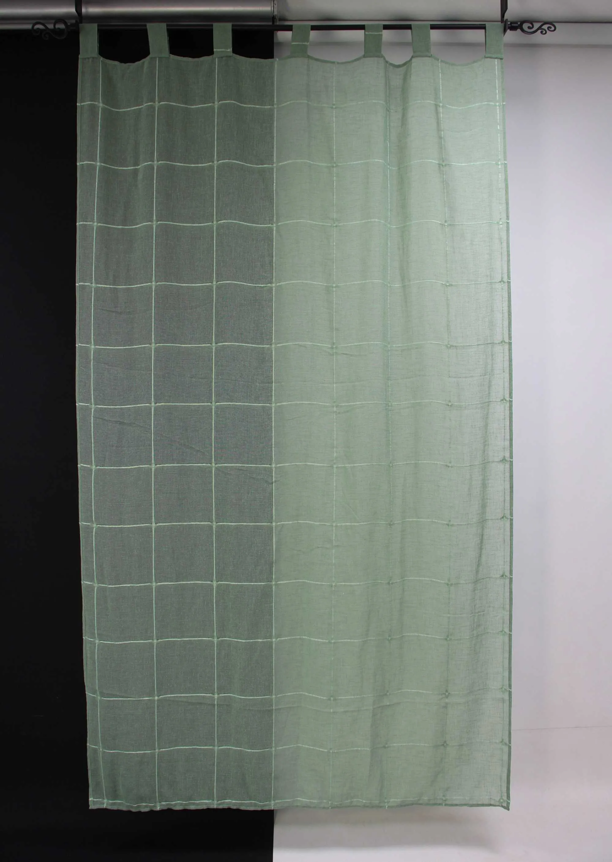 Vorhang "Green Square"  im Frank Flechtwaren Online Shop für Fenstervorhänge kaufen