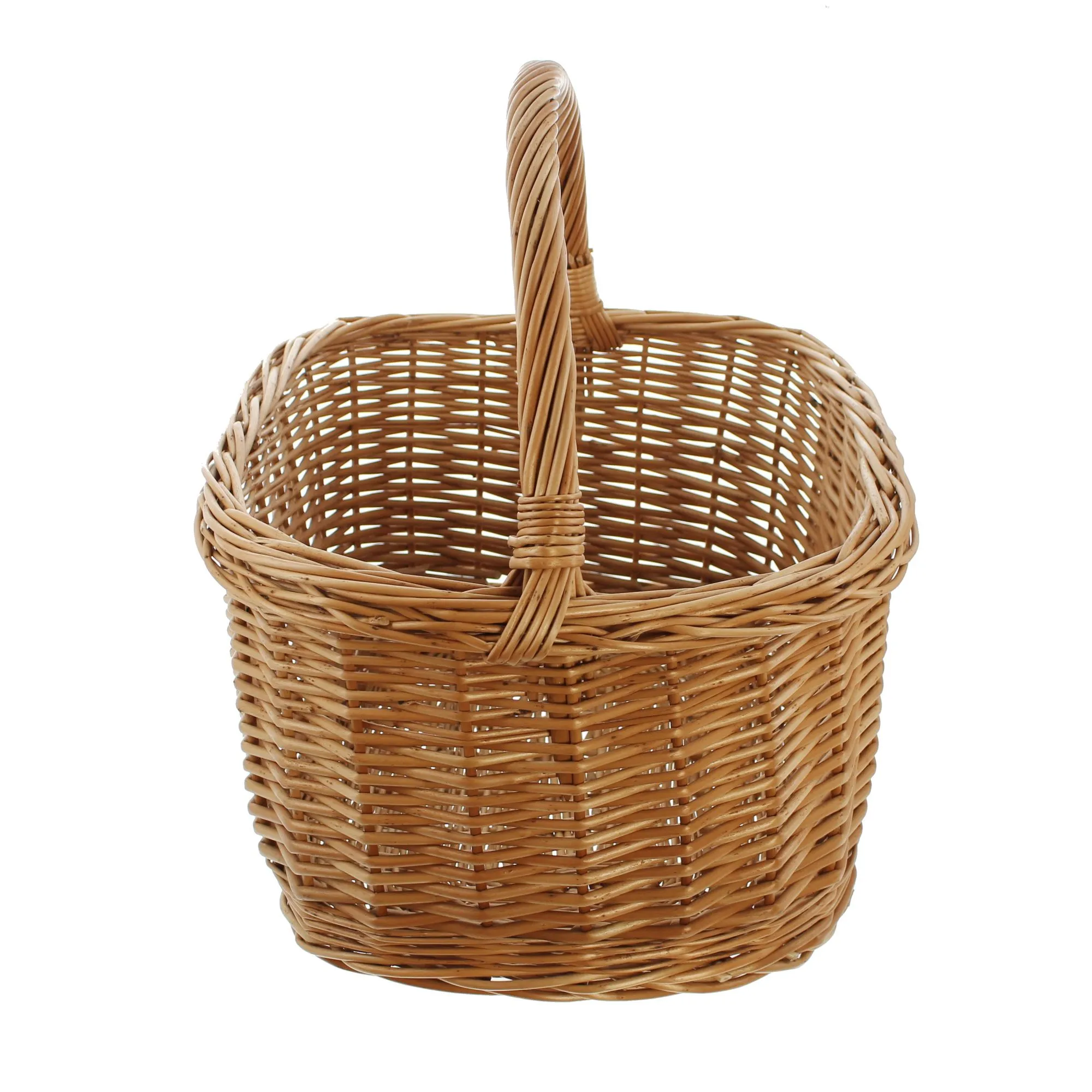 Einkaufskorb "Eckig", groß  im Frank Flechtwaren Online Shop für Einkaufskörbe kaufen