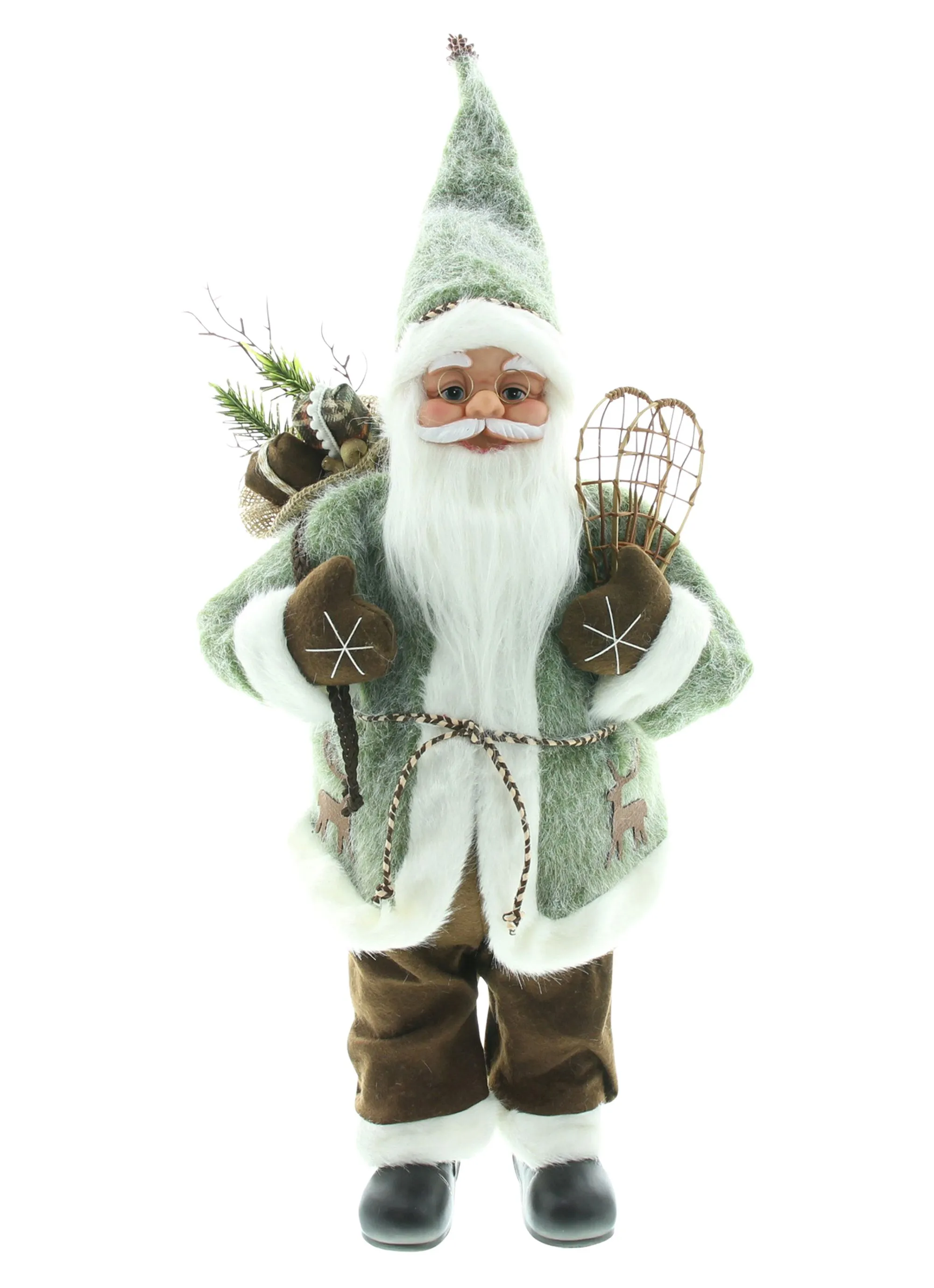 Santa "Schneeschuhe"  im Frank Flechtwaren Online Shop für Weihnachtsmänner kaufen