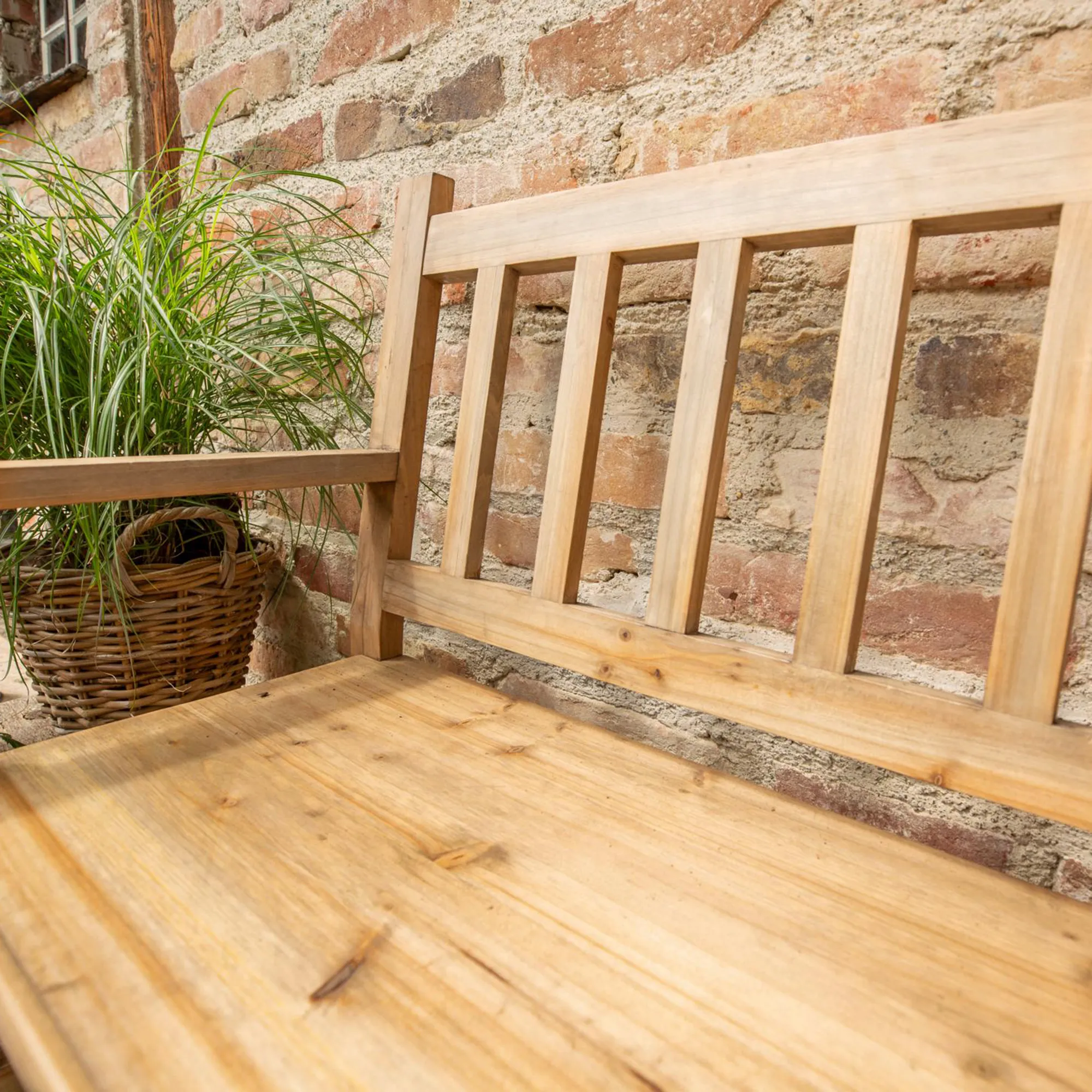 Sitzbank "Nature Wood"  im Frank Flechtwaren Online Shop für Sessel &amp; Stühle kaufen