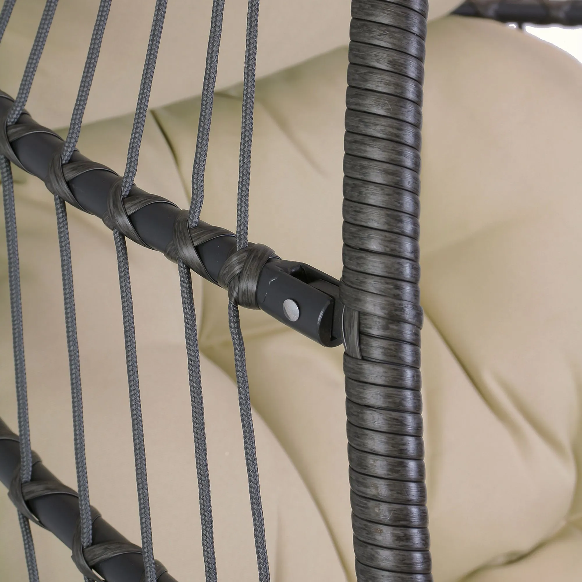 Hängesessel "Suez" mit Gestell  im Frank Flechtwaren Online Shop für Hängematten &amp; Hängesessel kaufen