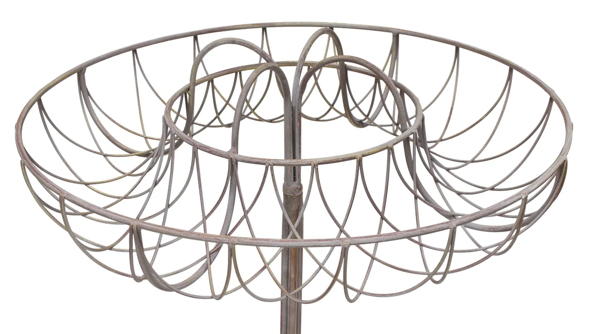 Kranzständer "Shabby-Chic"  im Frank Flechtwaren Online Shop für Vintage-Flair im Weihnachtsgarten kaufen