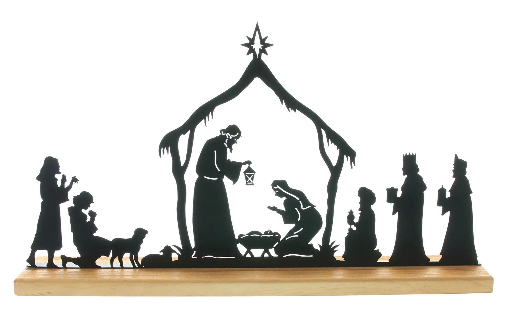 Weihnachtsdeko "Heiligabend"  im Frank Flechtwaren Online Shop für Weihnachtliche Dekofiguren kaufen