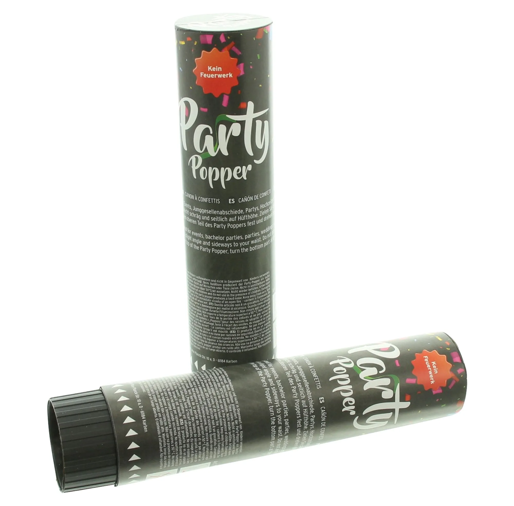 Party Popper "Konfetti", 2er Set  im Frank Flechtwaren Online Shop für Streuer &amp; Stecker kaufen