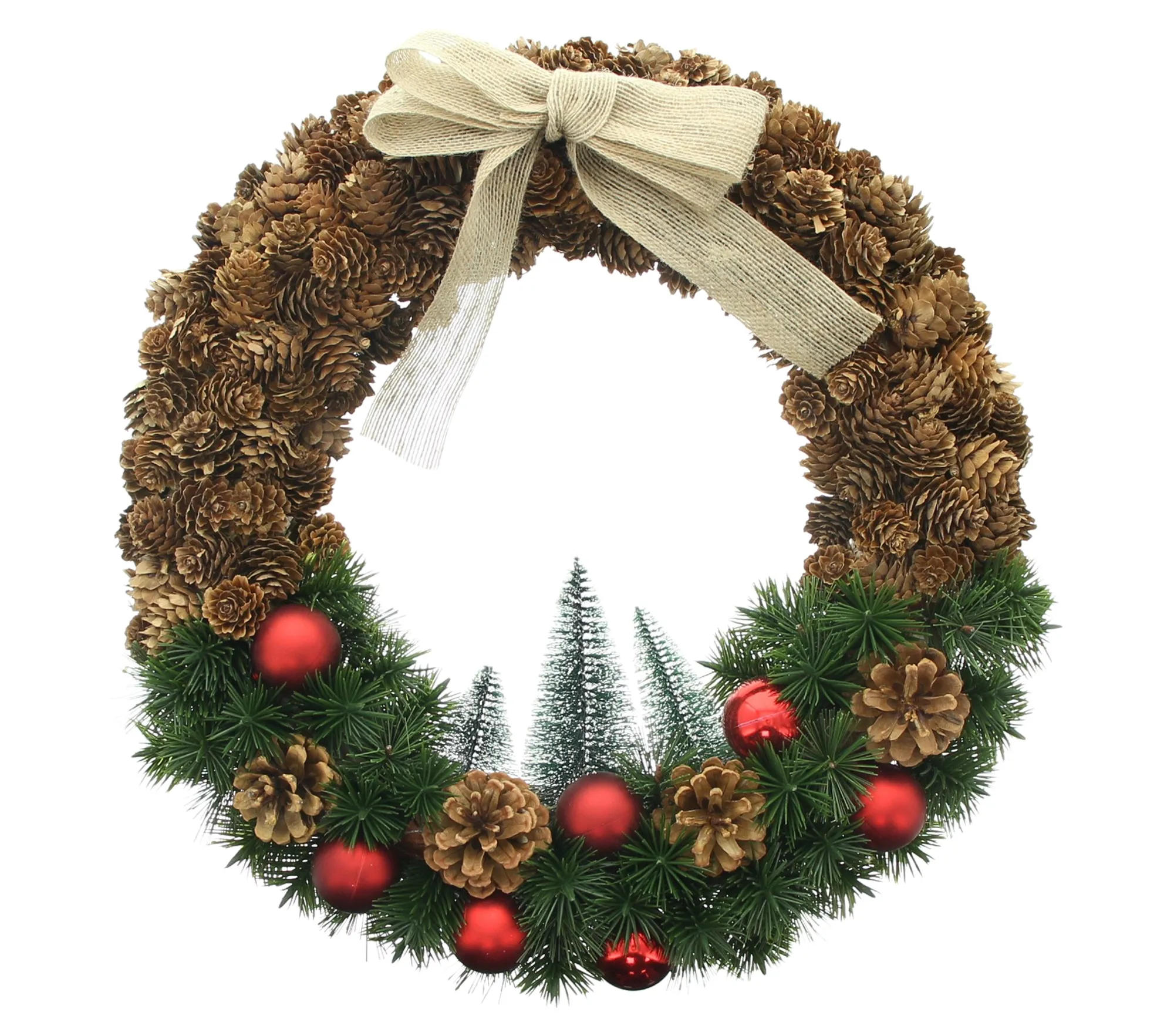 Kranz "Weihnachtswäldchen"  im Frank Flechtwaren Online Shop für Scandi-Look kaufen