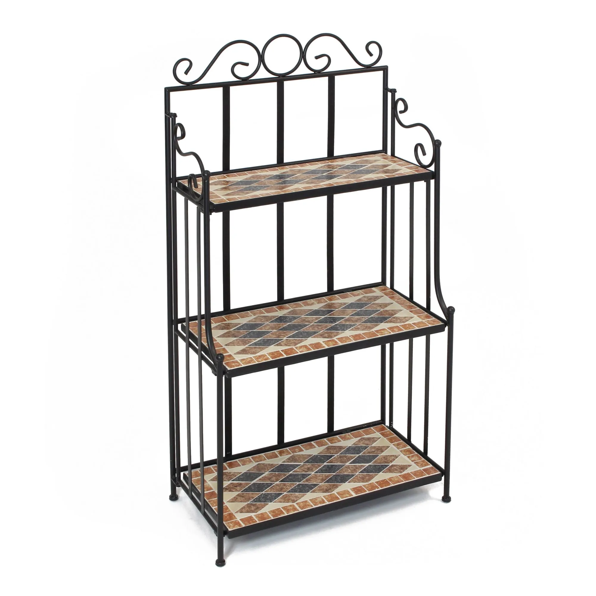 Regal "Mosaik"  im Frank Flechtwaren Online Shop für Regale für den Garten kaufen