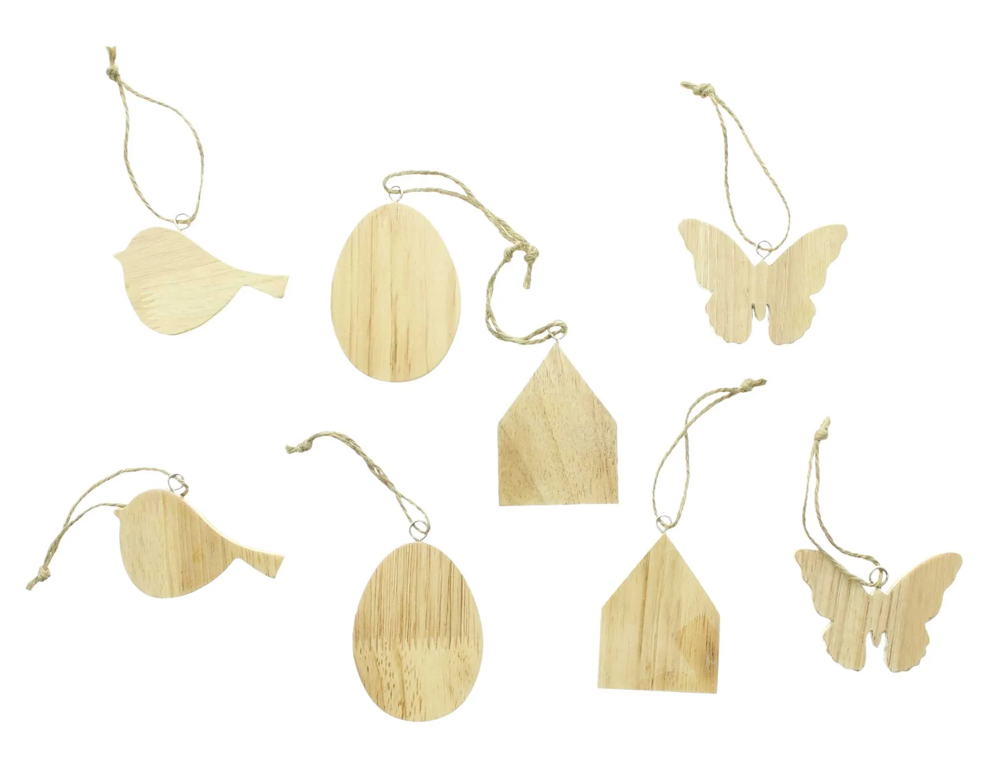 Hänger "Frühling", 8er Set  im Frank Flechtwaren Online Shop für Österliche Dekohänger kaufen