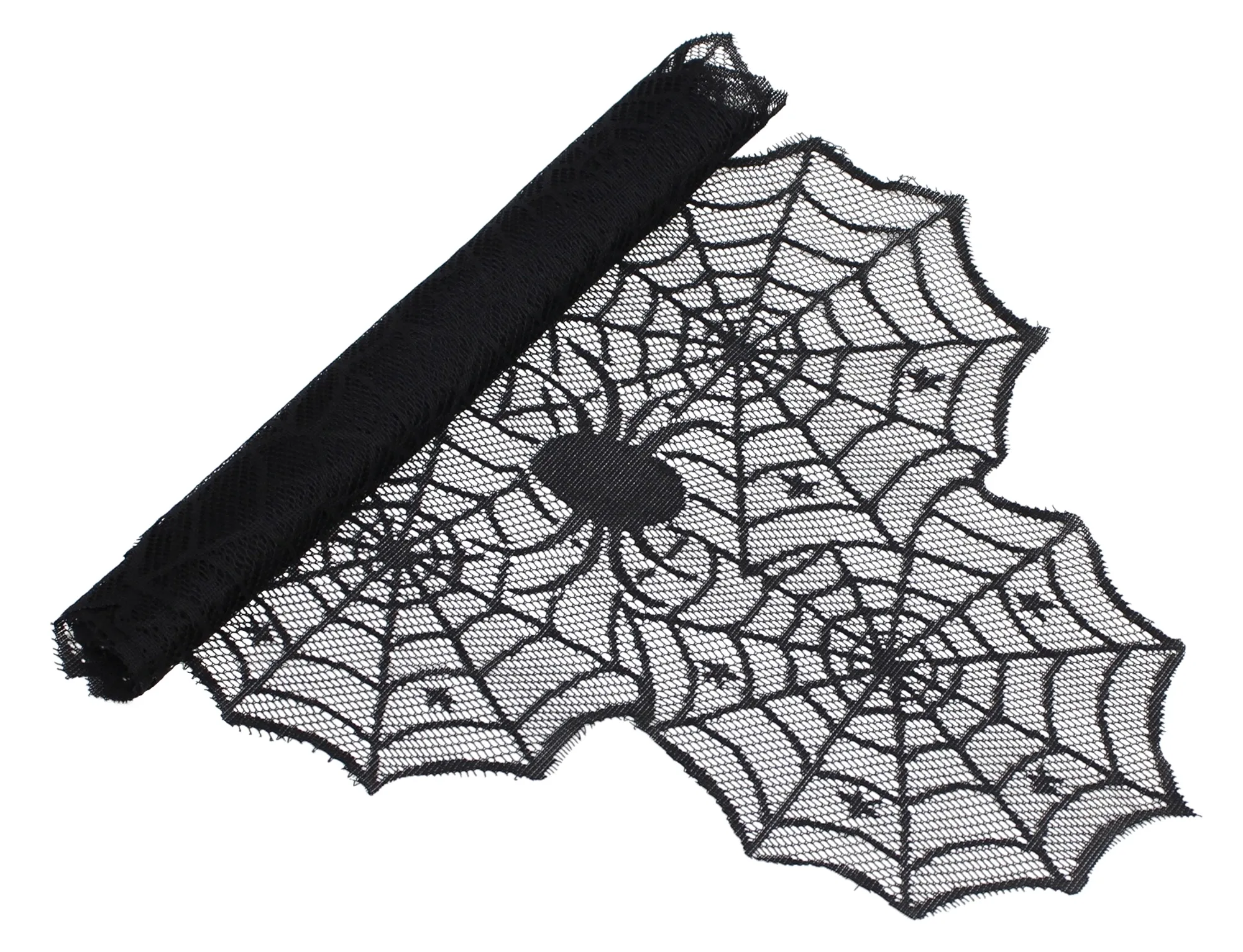 Tischläufer "Gruselspinnen"  im Frank Flechtwaren Online Shop für Herbstliche Tischwäsche kaufen