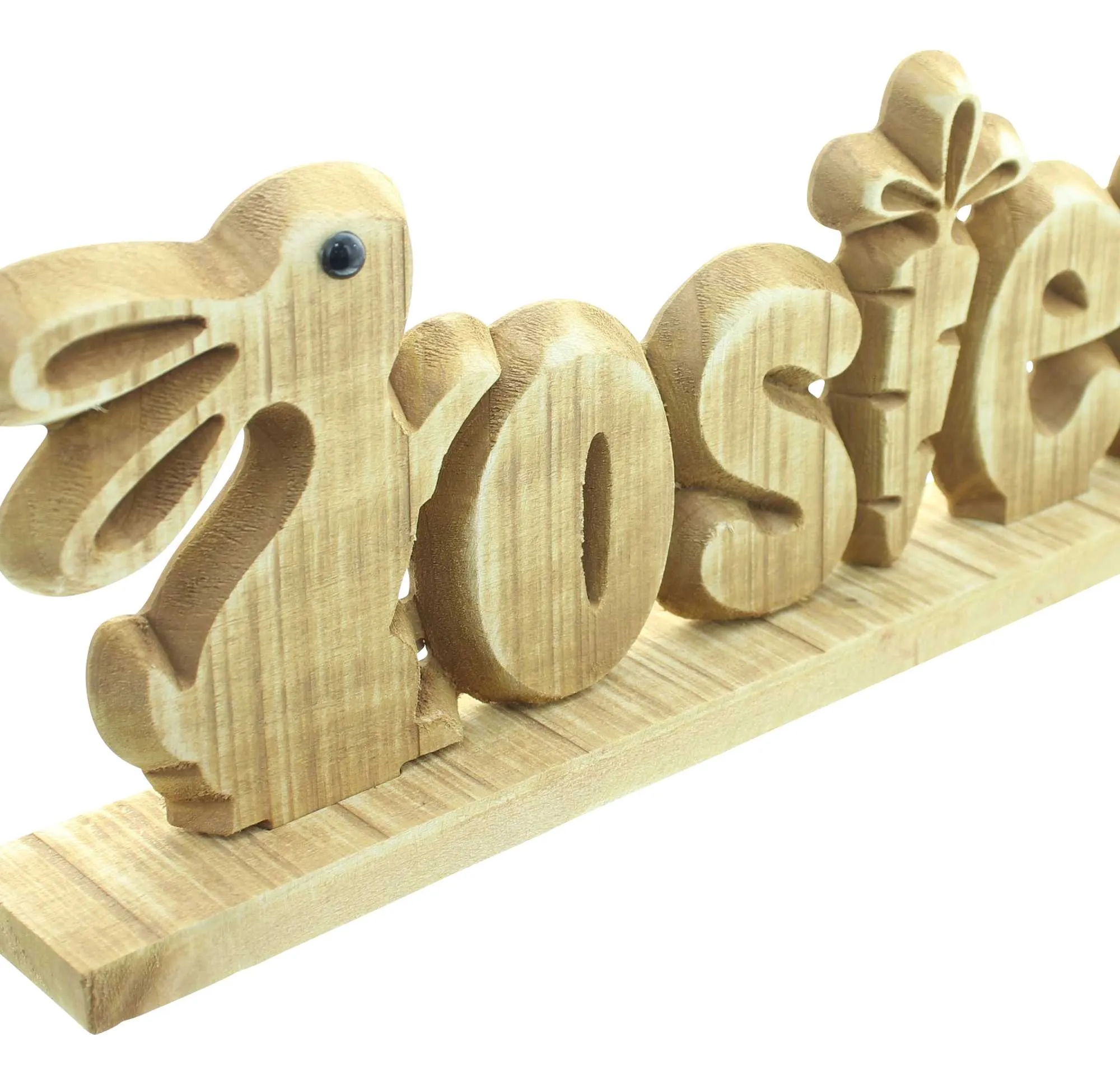 Schriftzug "Ostern"  im Frank Flechtwaren Online Shop für Hasen &amp; Co kaufen