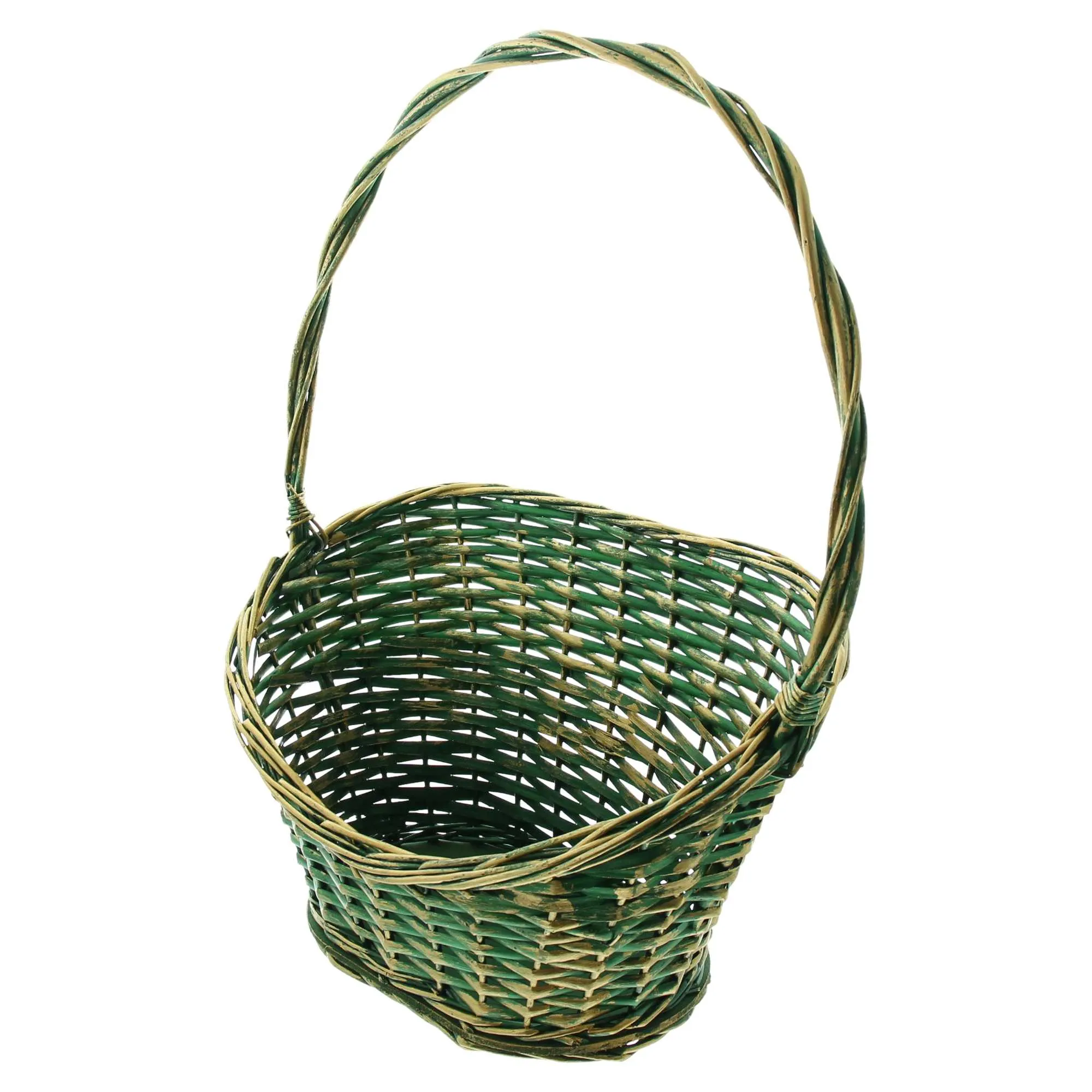 Präsentkorb "Grün/Gold"  im Frank Flechtwaren Online Shop für Präsentkörbe kaufen