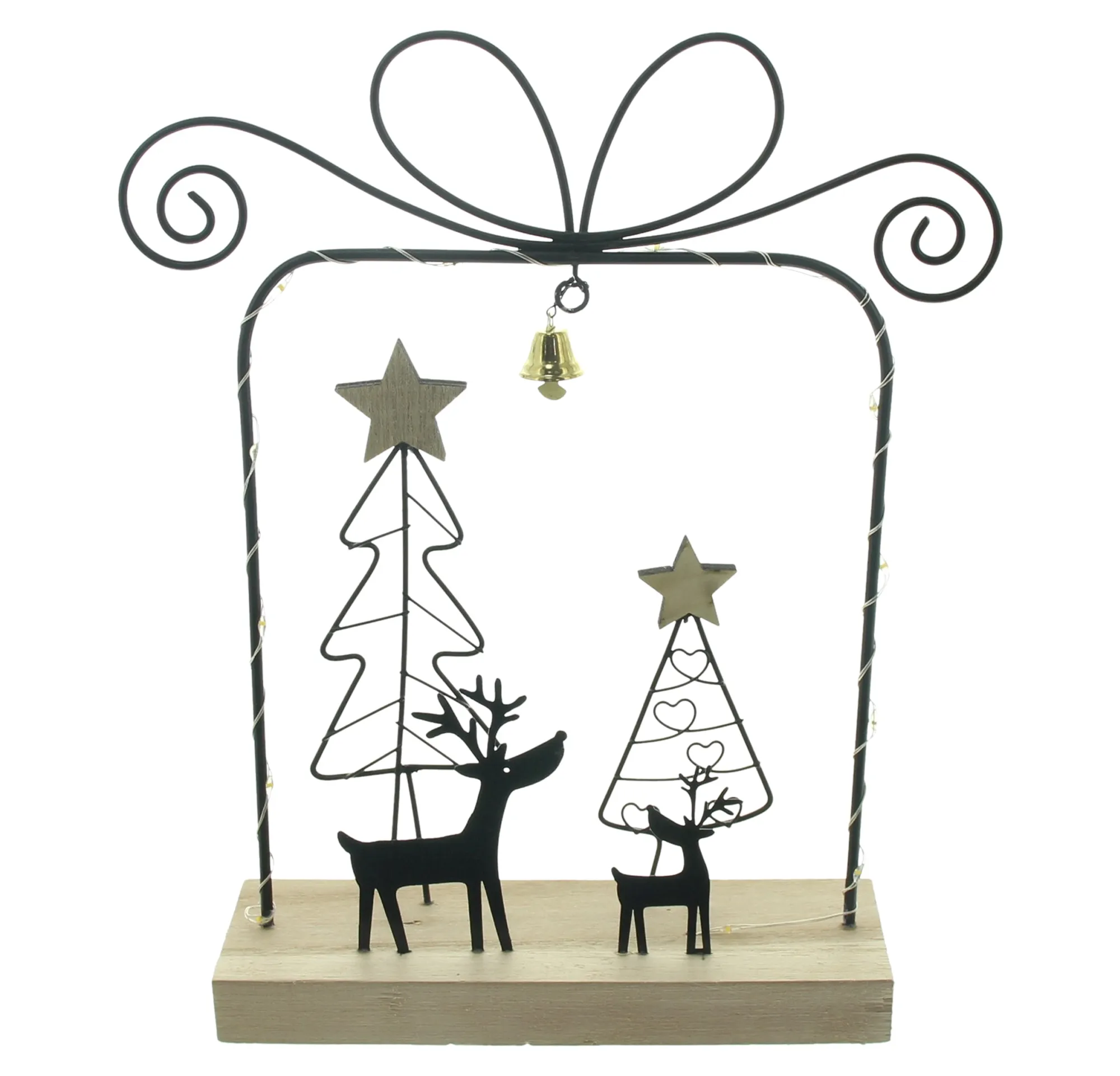 LED-Geschenk "Black"  im Frank Flechtwaren Online Shop für Weihnachtliche LED-Deko kaufen