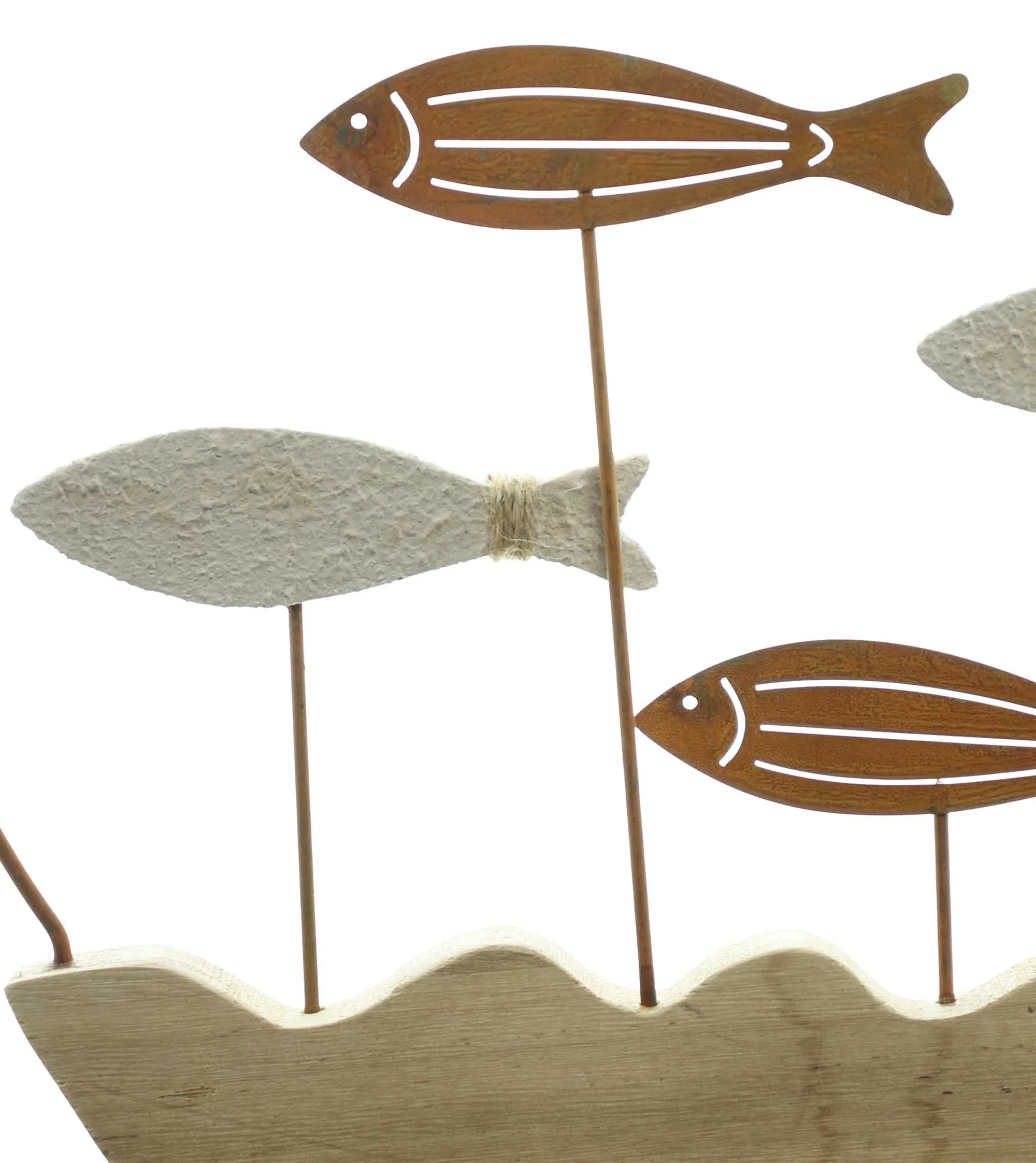 Dekoring "Fischschwarm"  im Frank Flechtwaren Online Shop für Dekoringe kaufen