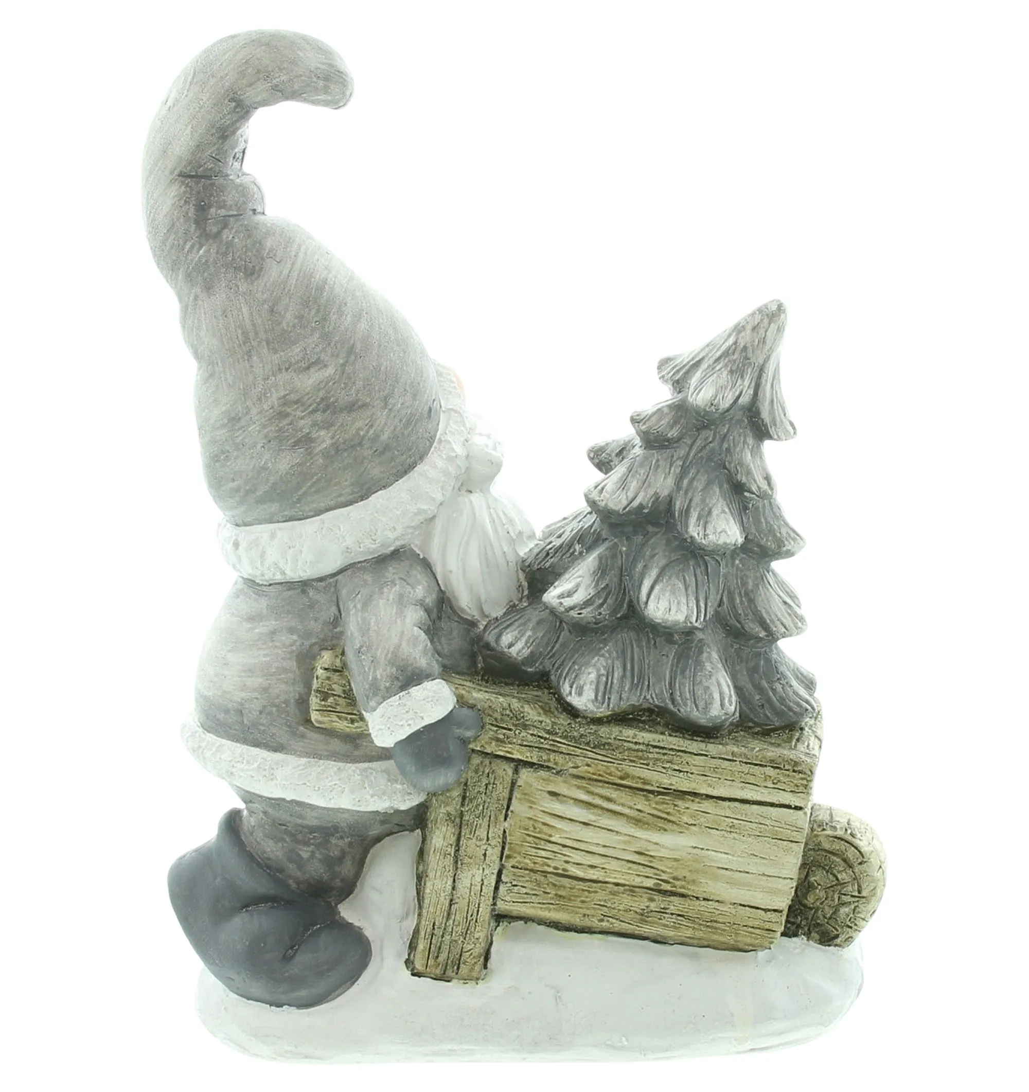 Wichtel "Schubkarren"  im Frank Flechtwaren Online Shop für Weihnachtliche Dekofiguren kaufen
