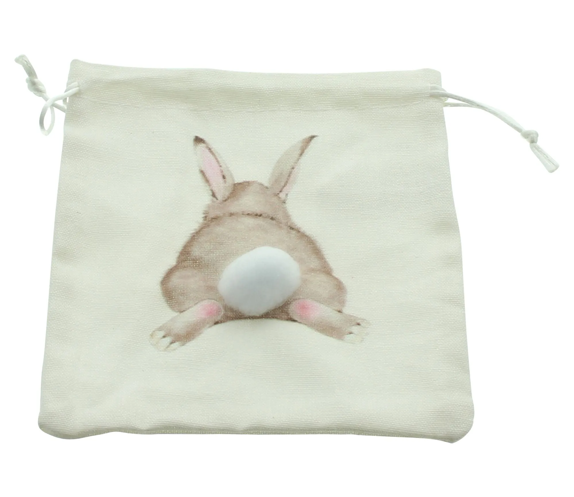 Geschenkbeutel "Hoppelhase", 4er Set  im Frank Flechtwaren Online Shop für Osterkörbe &amp; Osternester kaufen