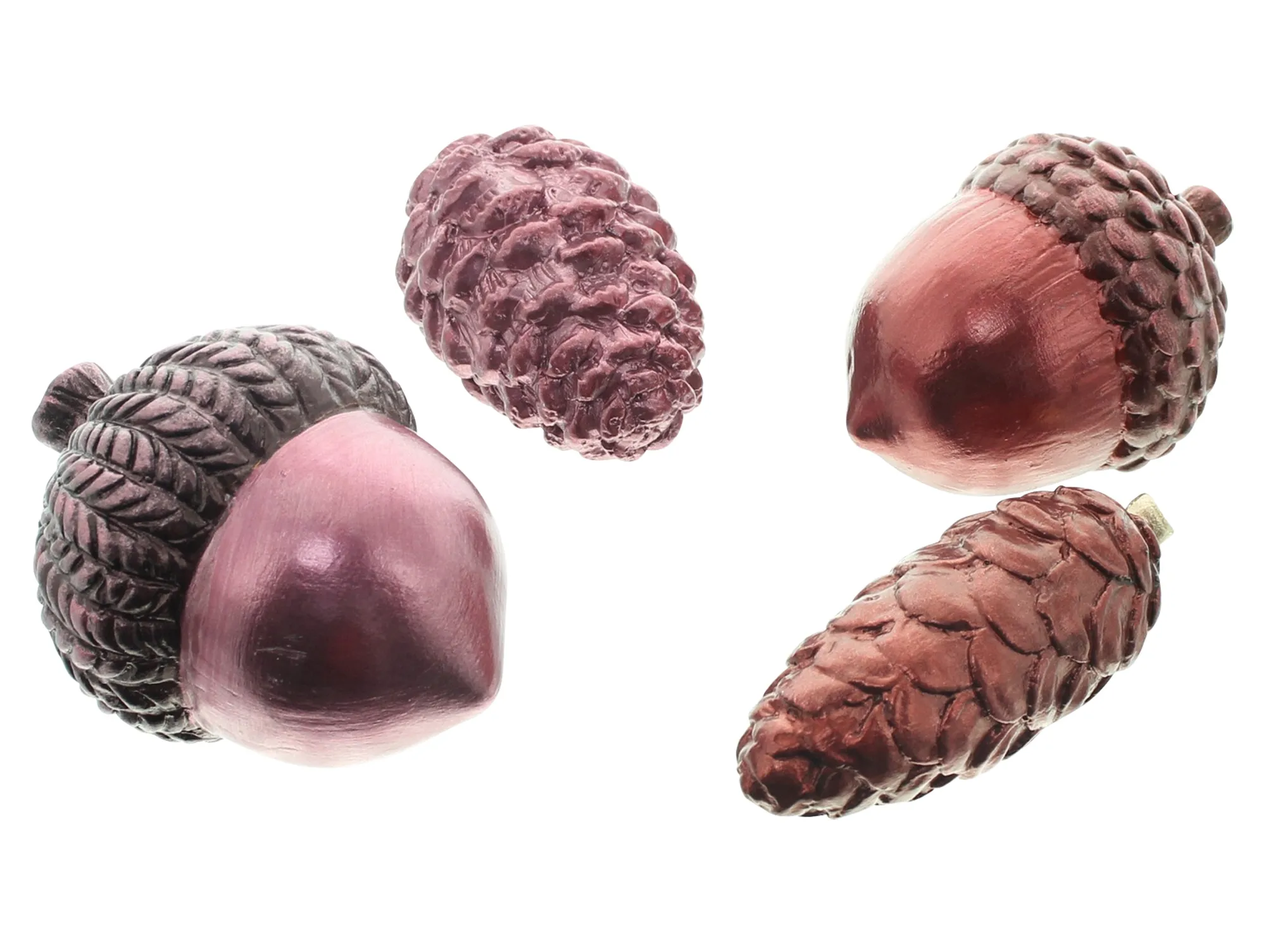 Weihnachtsdeko "Mauve", 4er Set  im Frank Flechtwaren Online Shop für Nostalgische Weihnachten kaufen