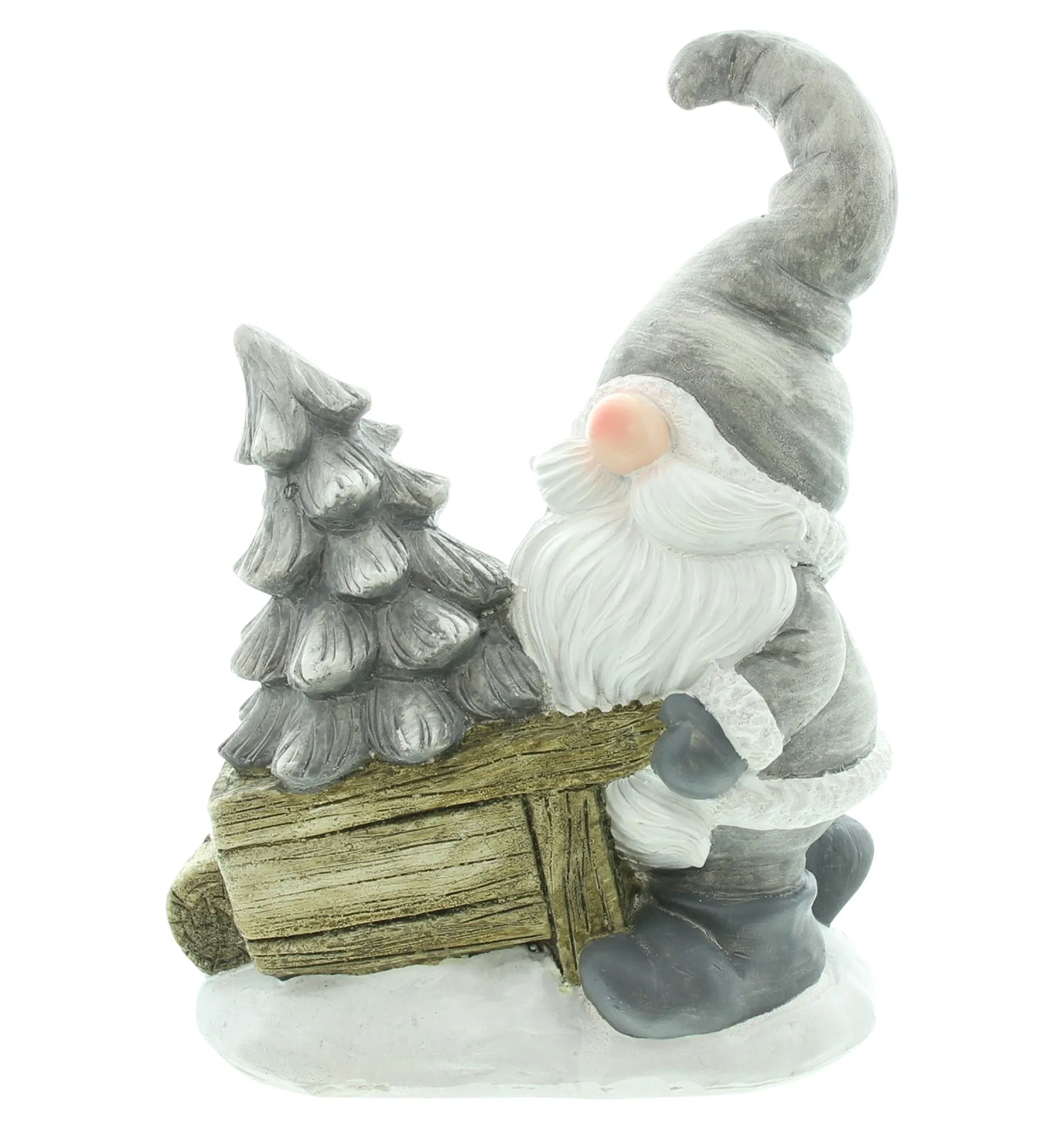 Wichtel "Schubkarren"  im Frank Flechtwaren Online Shop für Weihnachtliche Dekofiguren kaufen