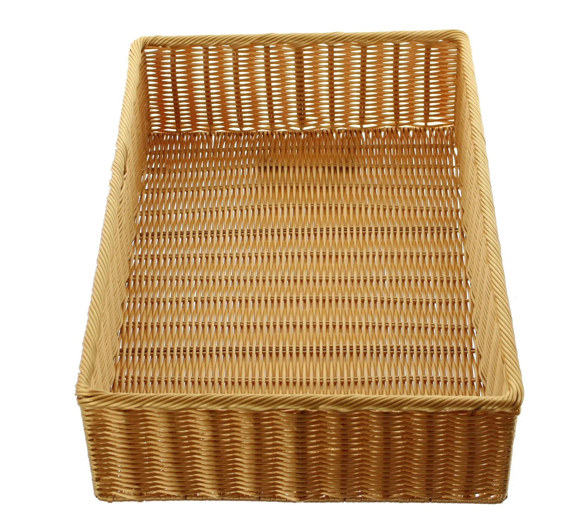 Auslagekorb "Poly", 60 x 40 x 15 cm  im Frank Flechtwaren Online Shop für Ladendeko kaufen