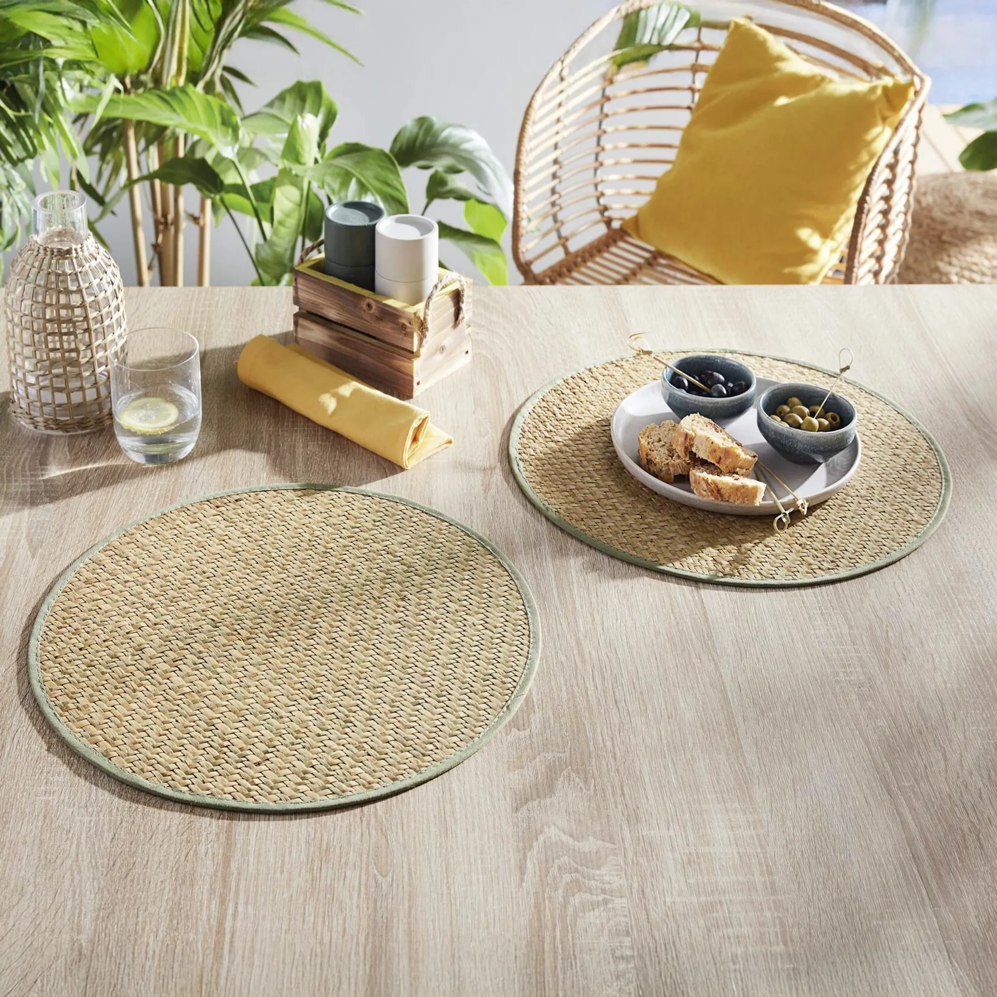 Platzmatte "Seegras", 2er Set  im Frank Flechtwaren Online Shop kaufen
