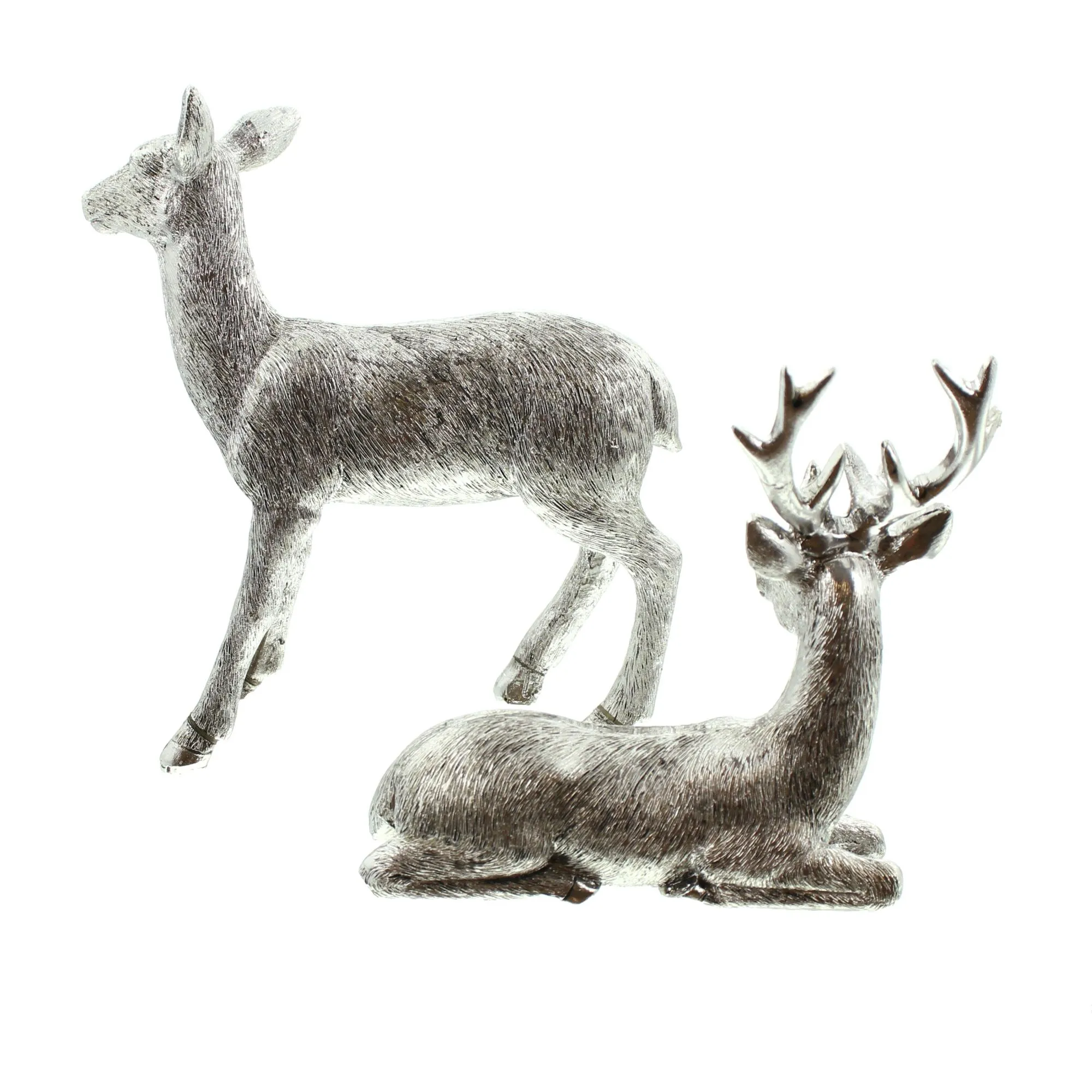 Figur "Reh &amp; Hirsch", 2er Set  im Frank Flechtwaren Online Shop für For Animal Lovers kaufen