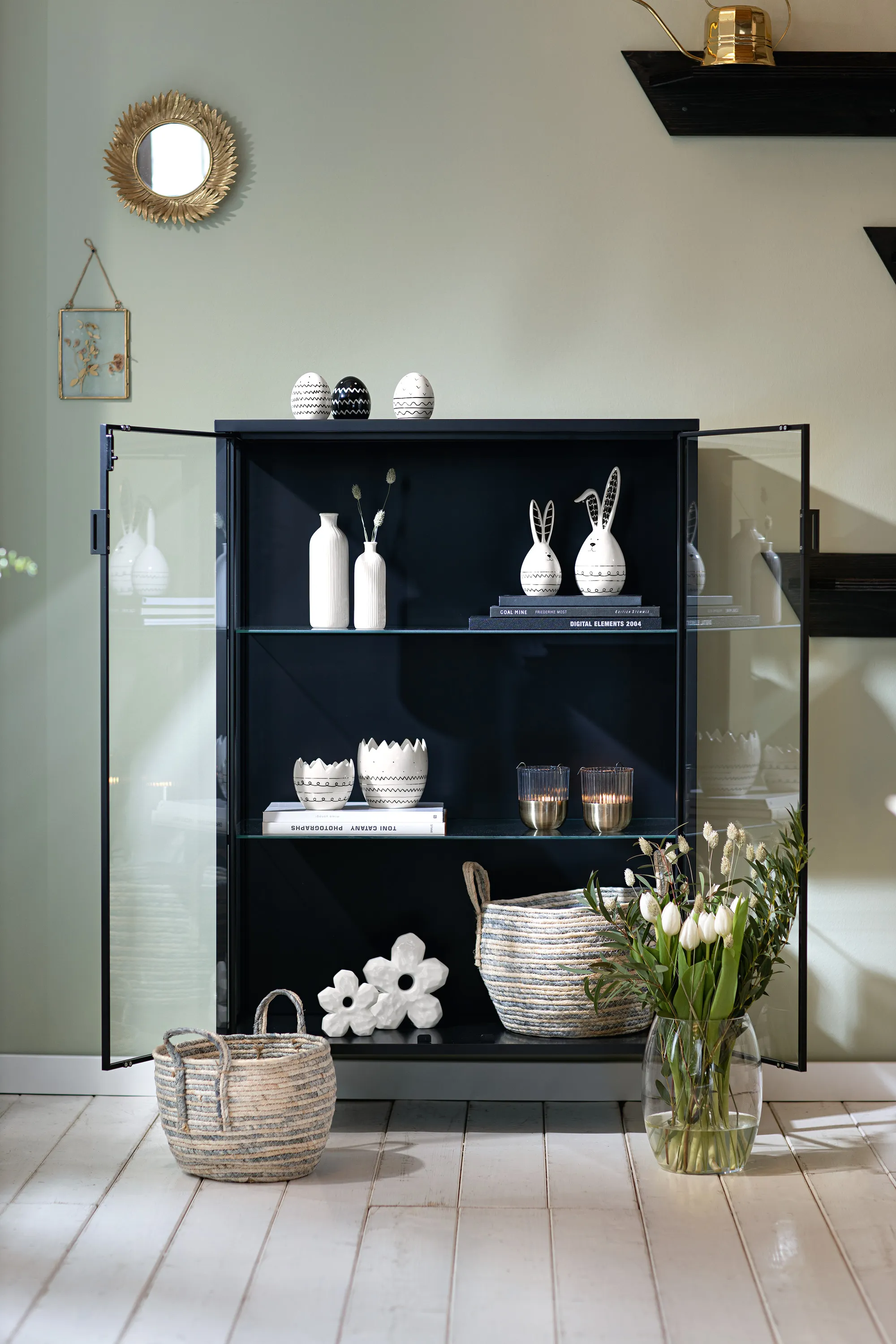 Deko-Ei "Pattern", 3er Set  im Frank Flechtwaren Online Shop für Ostereier kaufen