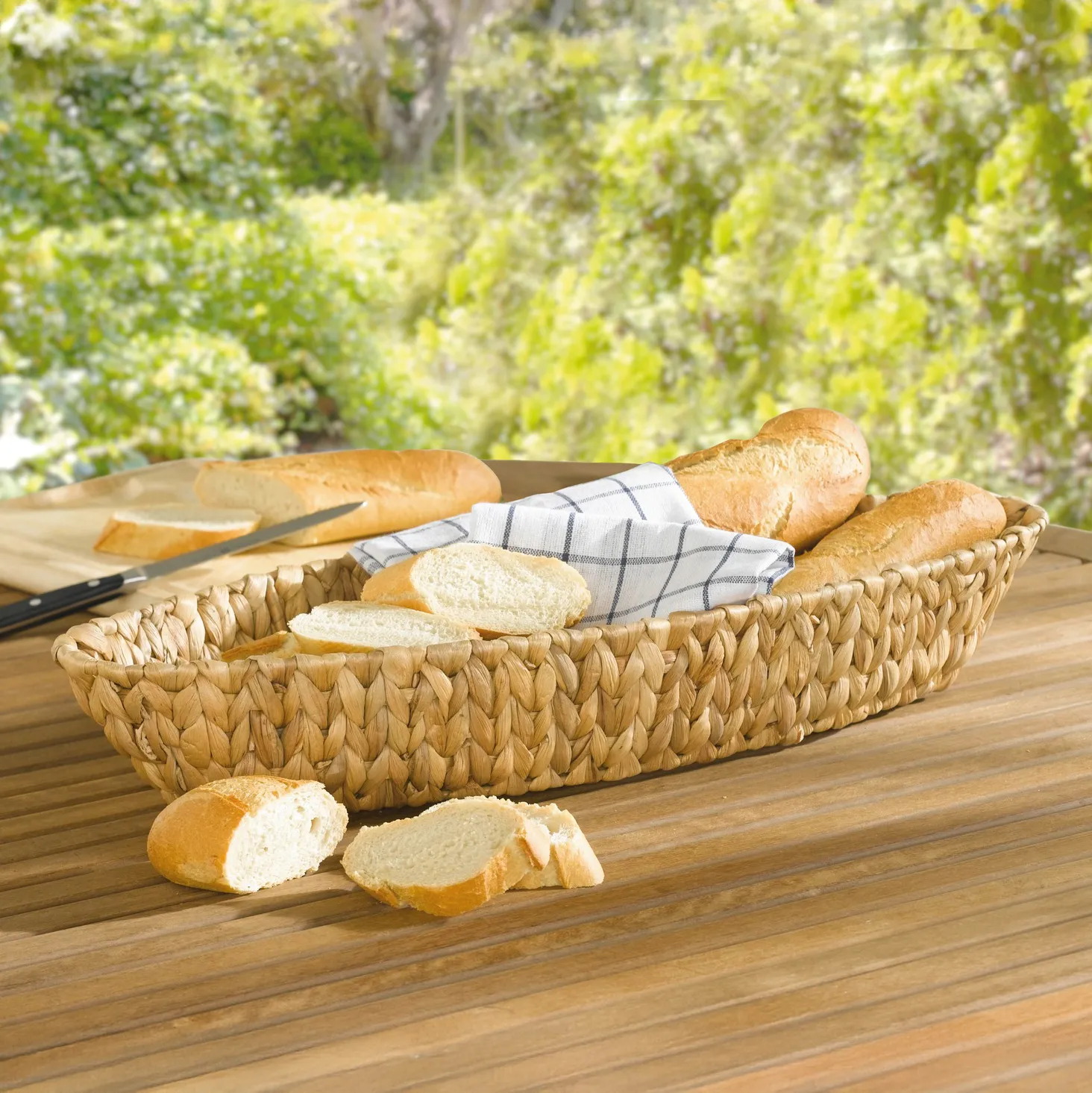Schale "Schiffchen", groß  im Frank Flechtwaren Online Shop für Gartenparty kaufen