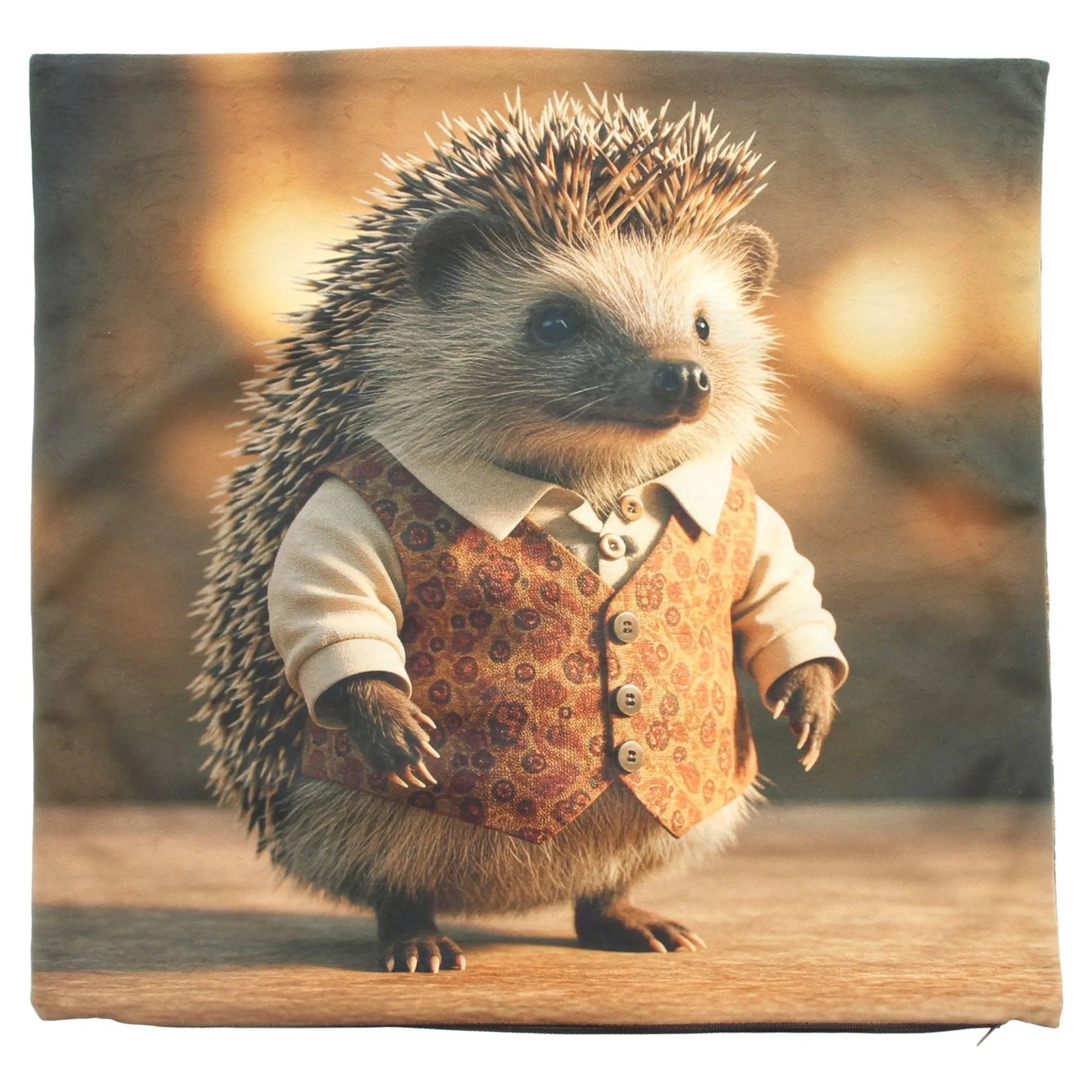 Kissenhülle "Herr Igel"  im Frank Flechtwaren Online Shop für For Animal Lovers kaufen