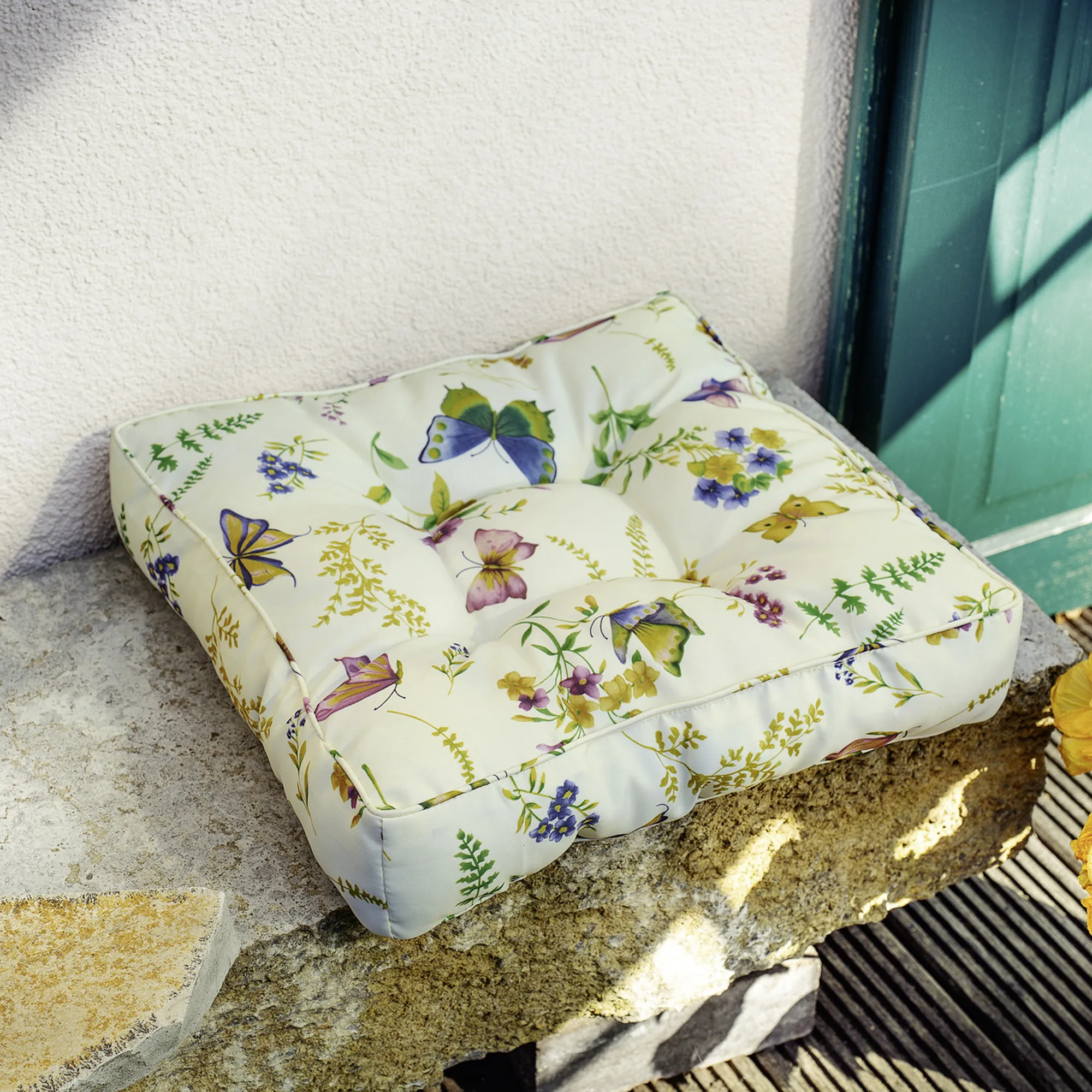 Sitzkissen "Sommerwiese"  im Frank Flechtwaren Online Shop kaufen