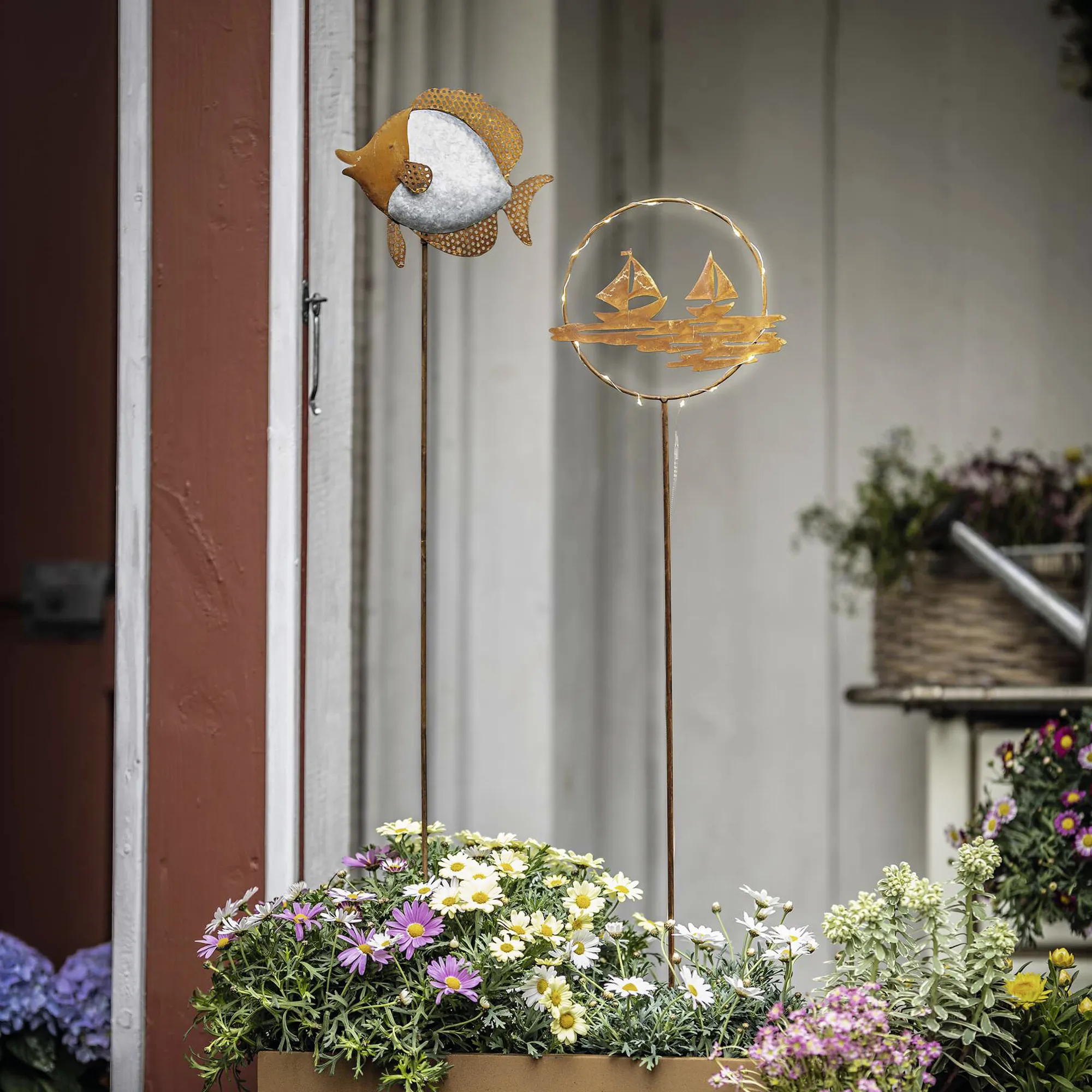 Gartenstecker "Fisch"  im Frank Flechtwaren Online Shop kaufen