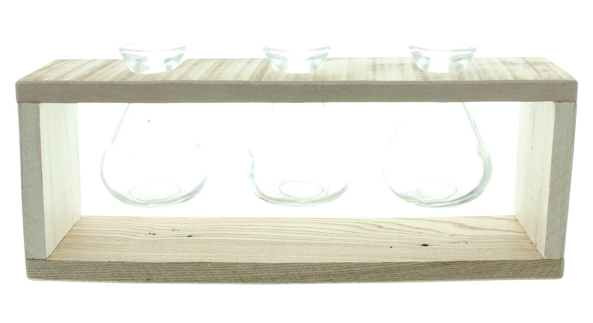 Vasenhalter "Wood"  im Frank Flechtwaren Online Shop für Dekovasen kaufen
